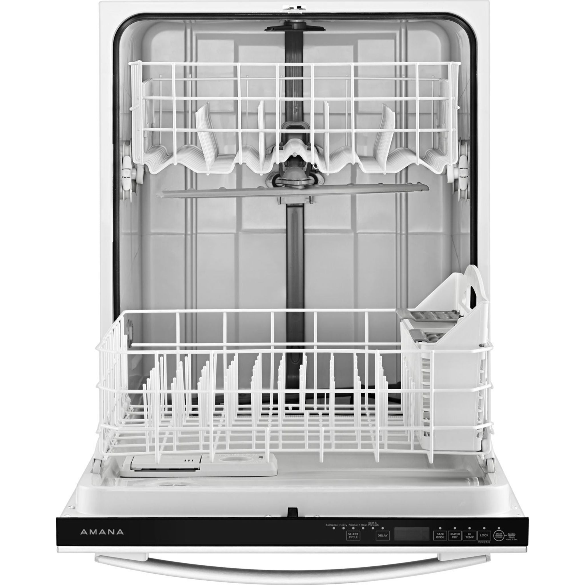 Amana ADB1500ADS Dishwasher with Plastic Tub & Stainless Steel Interior - Perfect for Modern Kitchens & Heavy-Duty Dishwashing