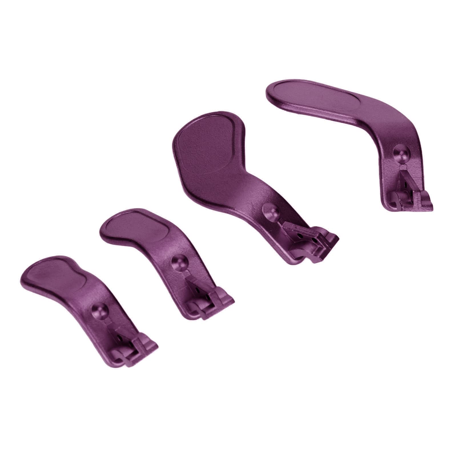 Premium Stainless Steel Controller Paddles - 4-Piece Replacement Parts for Elite Series 2 Controller (Purple) | Enhanced Gaming Control for Xbox One & PC | Perfect for Competitive Play & Custom Mods