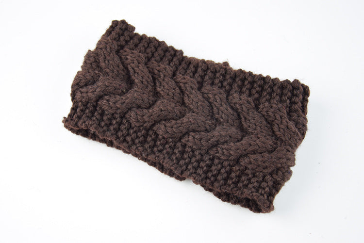 Warm Acrylic Thick Wool Knitted Headband for Women - Winter Fashion Hair Accessories - Perfect for Outdoor Activities & Cold Weather