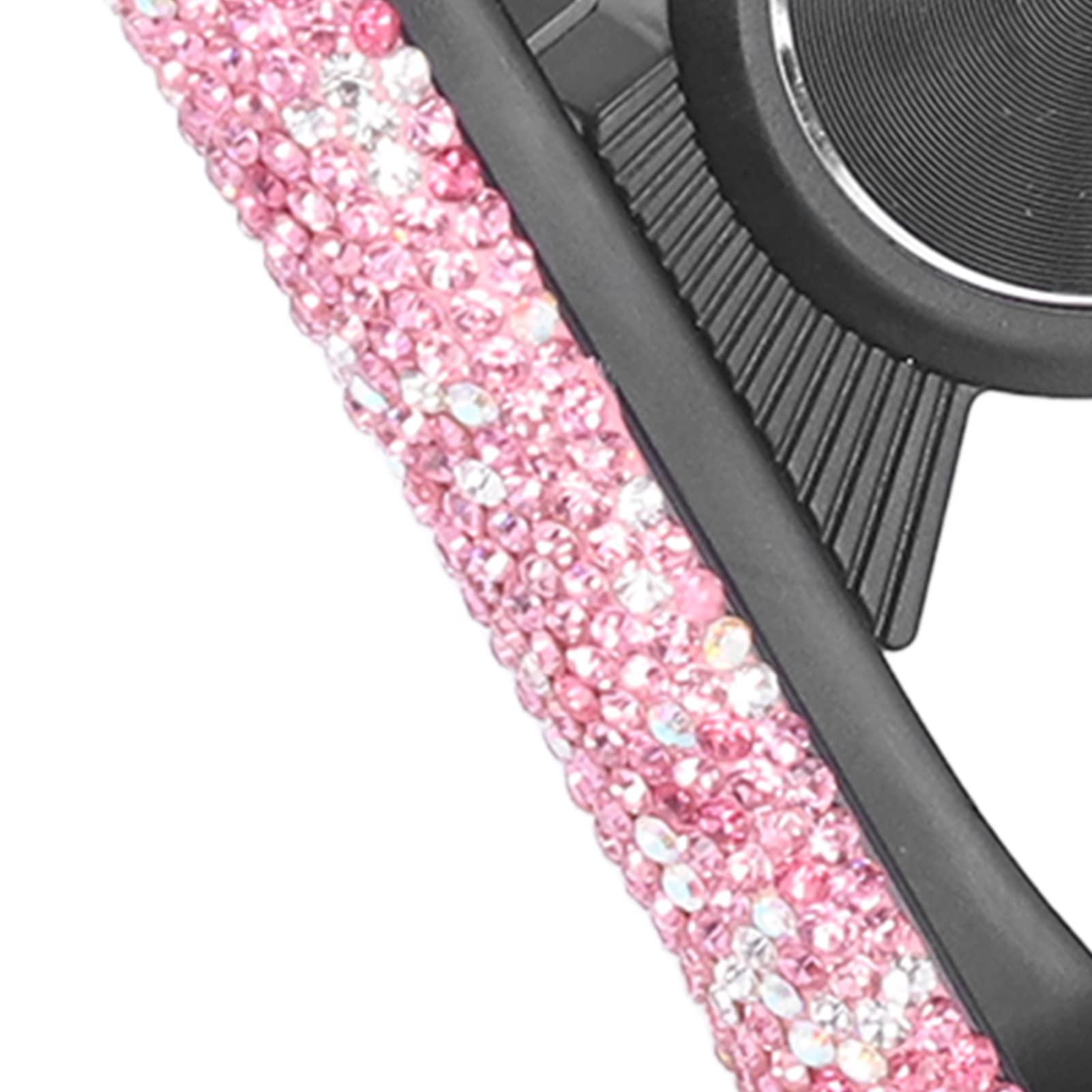 OKAT Bling Car Phone Holder - Rhinestone Adjustable Auto Cell Phone Mount for Women & Girls, Secure Grip for Safe Driving, Perfect for Car Decoration & Daily Commute (Pink)