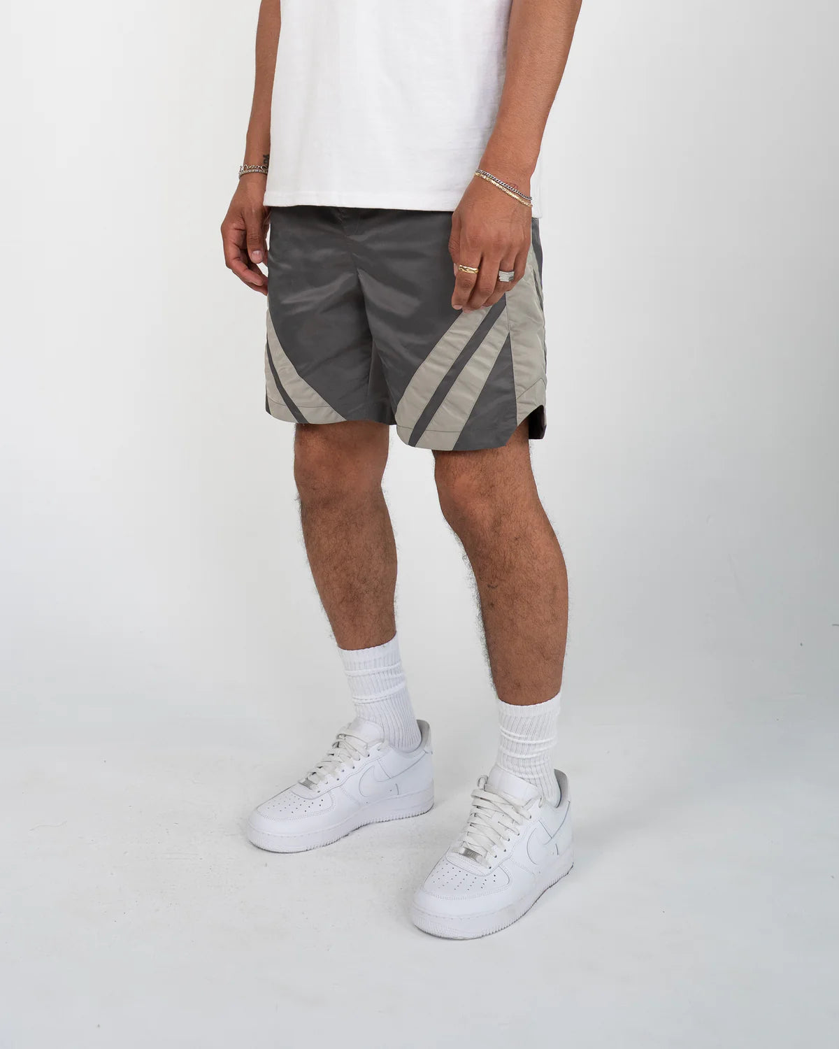 EPTM Marathon Running Shorts for Men - Lightweight & Breathable Grey Workout Shorts - Perfect for Training, Jogging & Gym