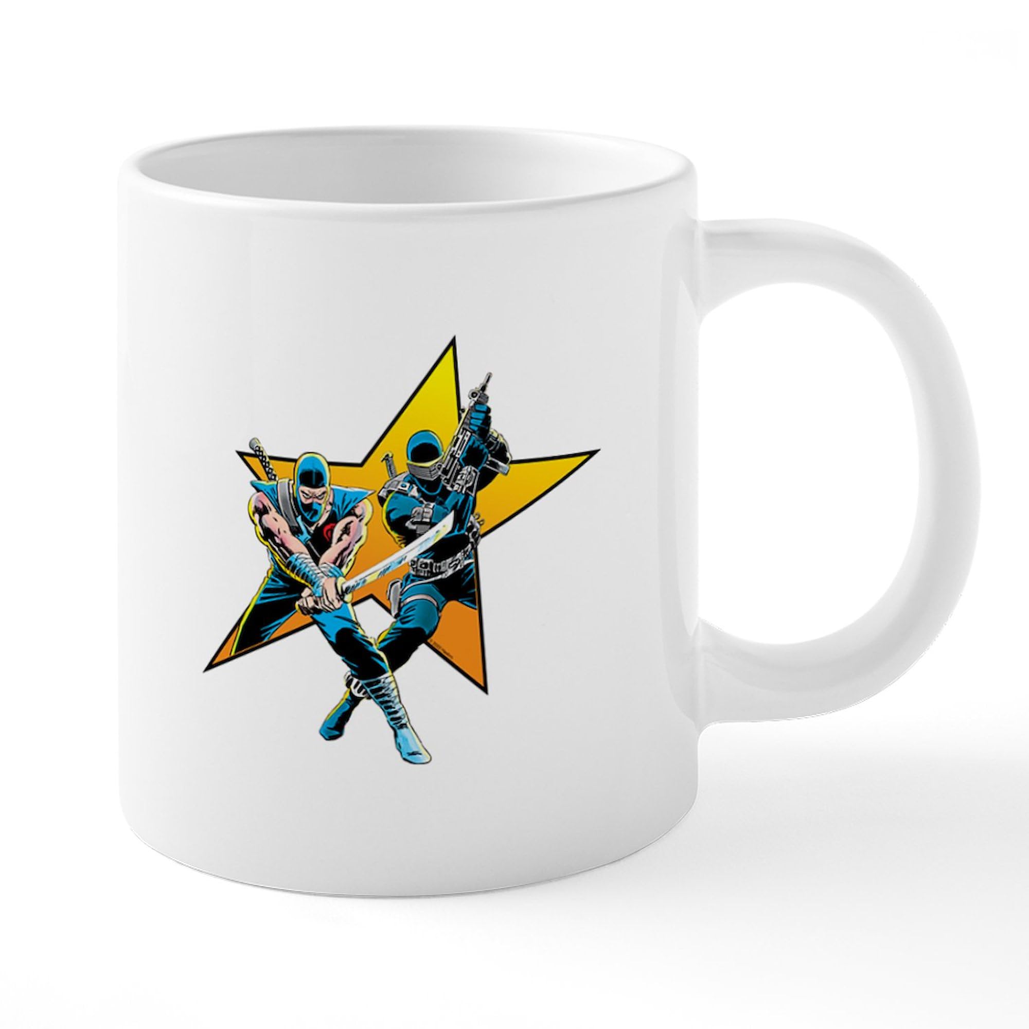 G.I. Joe Storm Shadow 20oz Ceramic Coffee Mug - Large Insulated Tea Cup with Handle - Perfect for Home, Office & Gift Giving