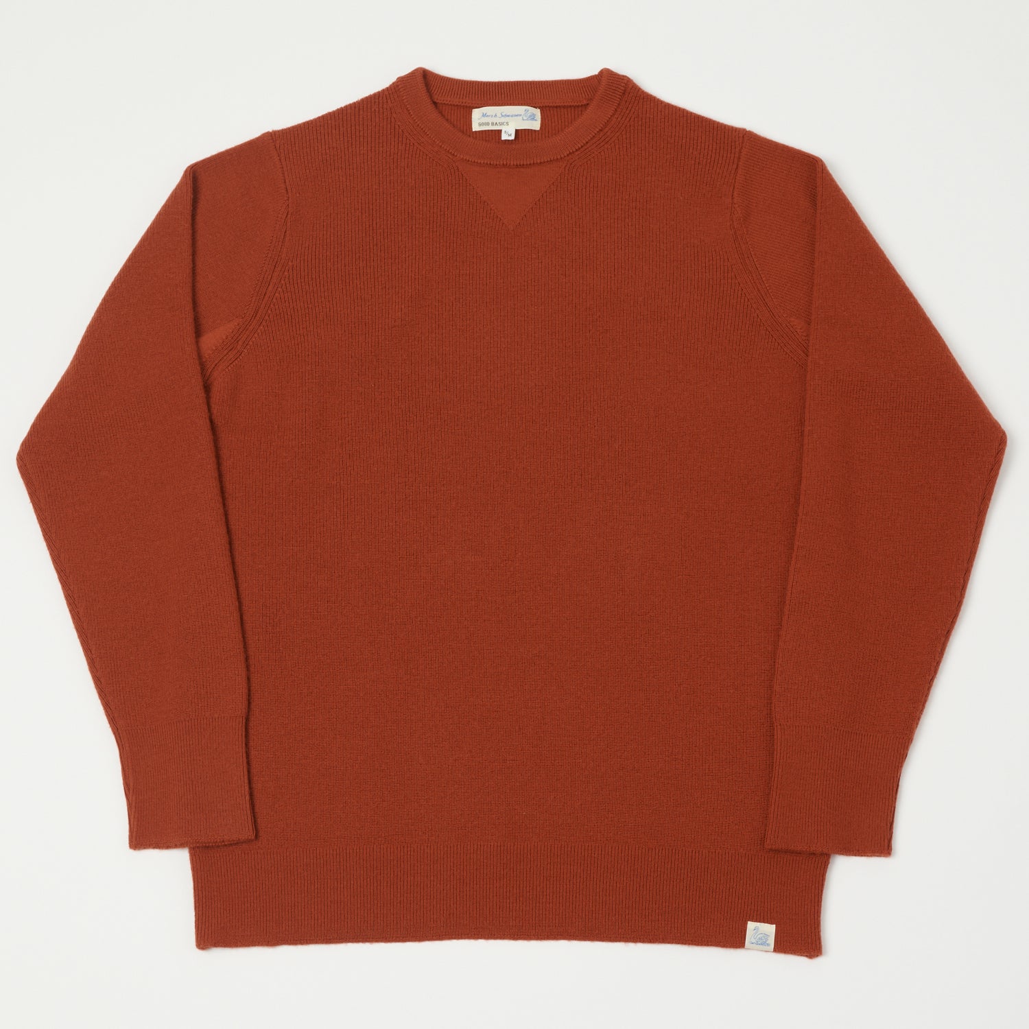 Merz b. Schwanen MWCC01 Premium Ribbed Merino Wool Pullover Sweater - Soft & Warm Men's Winter Knitwear for Casual Outfits & Outdoor Activities