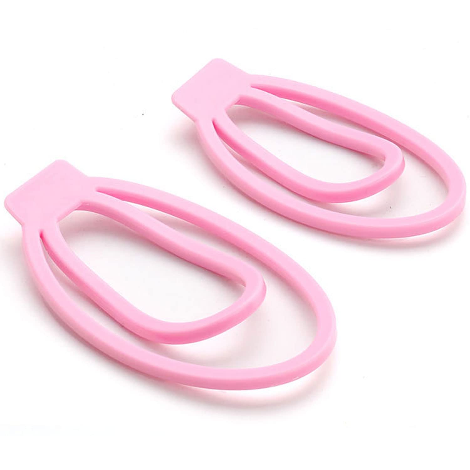 FREDORCH Pink Large Sissy Male Chastity Device - Penis Ring Cock Cage Clip Lock Toy for Men & Women | BDSM Training, Role Play, Adult Play