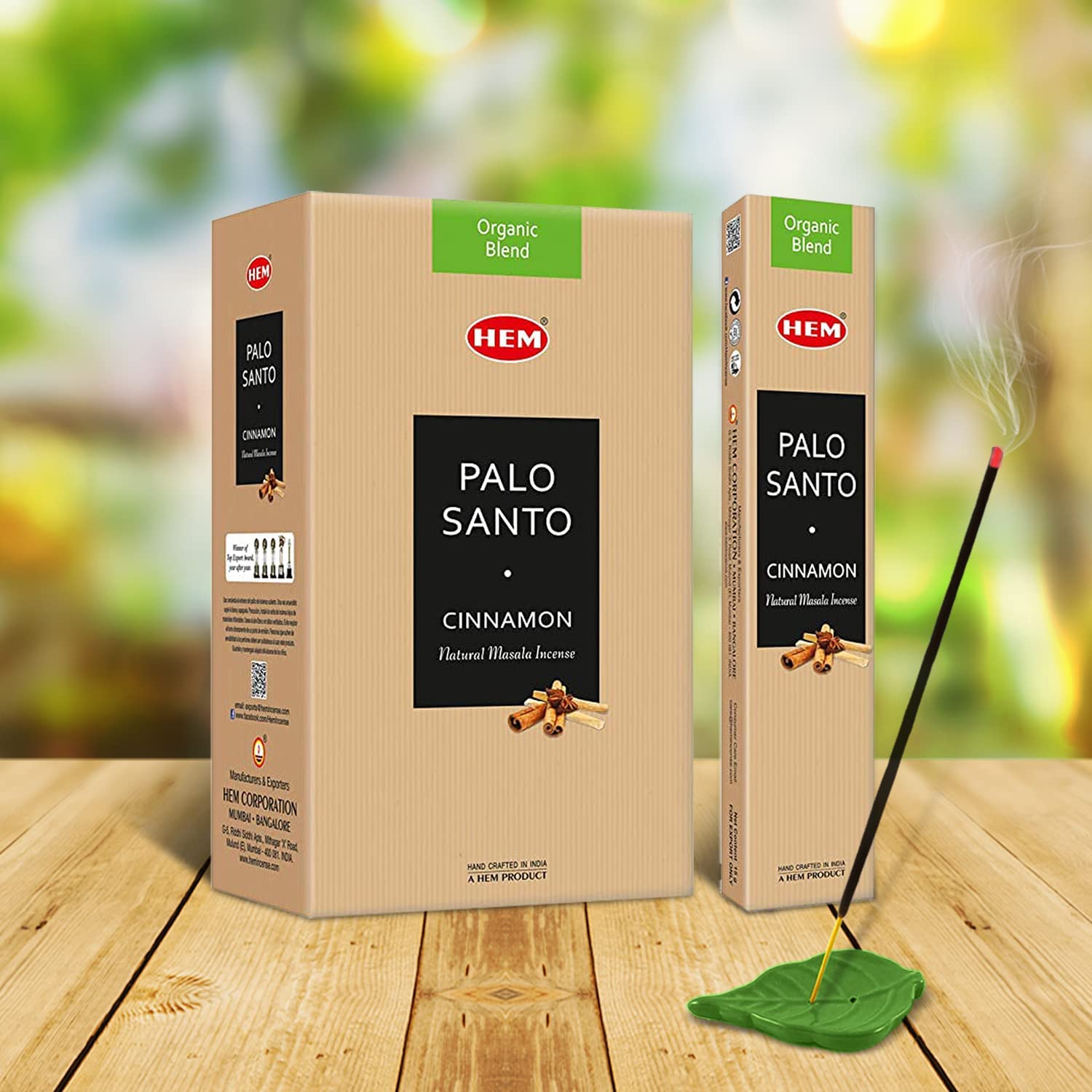 Premium Palo Santo Cinnamon Masala Incense Sticks – Natural Aromatherapy for Relaxation, Meditation & Stress Relief | Palo Santo Oil Scent for Positivity & Spiritual Cleansing | 12-Pack Gift Set (15g Each) | Perfect for Yoga, Home Fragrance & Mindfulness Practices