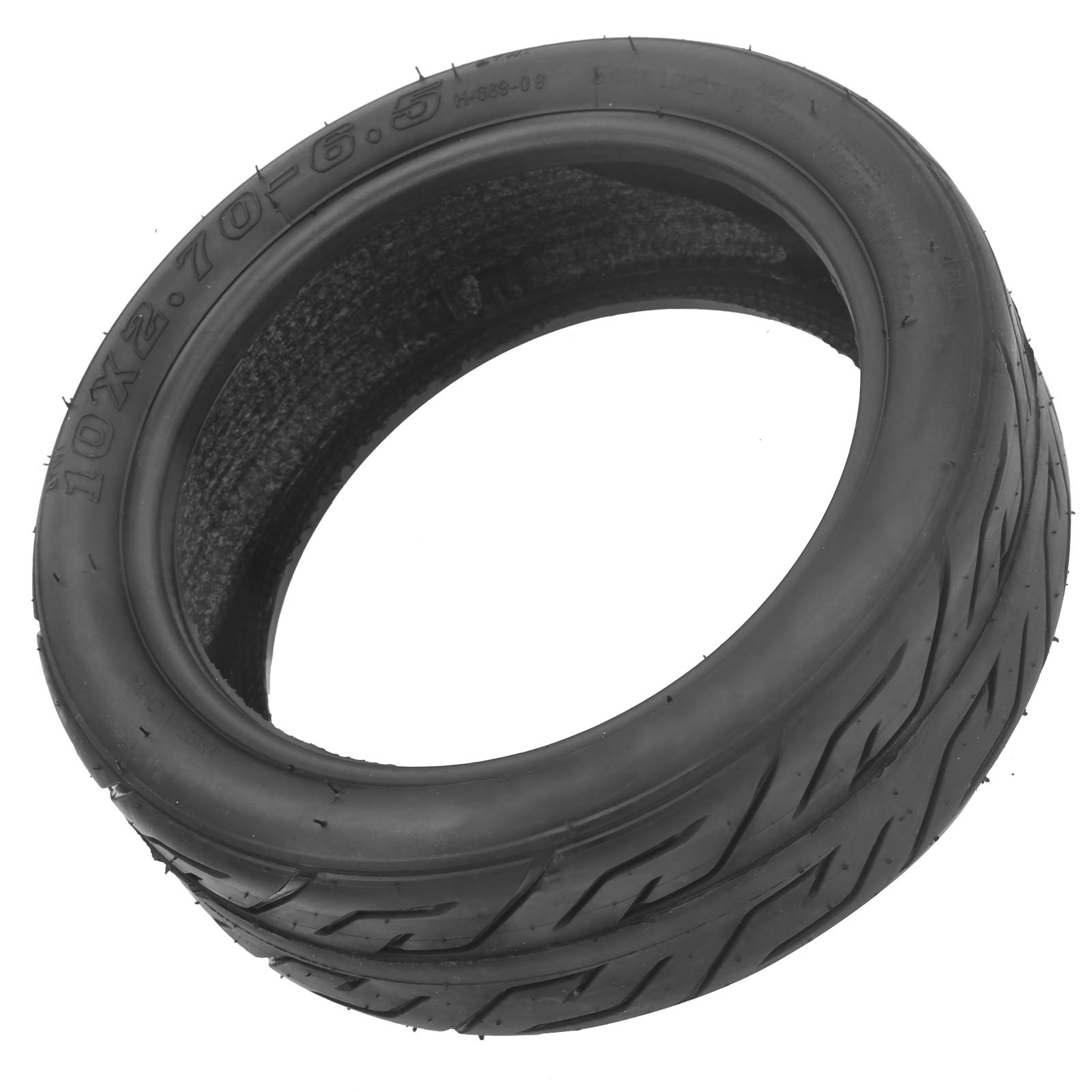 10x2.70-6.5 Electric Scooter Tires - Vacuum Rubber Wheel Replacement for Balance Scooters | Durable & Shock-Absorbing | Perfect for Commuting, Urban Travel & Last-Mile Transportation