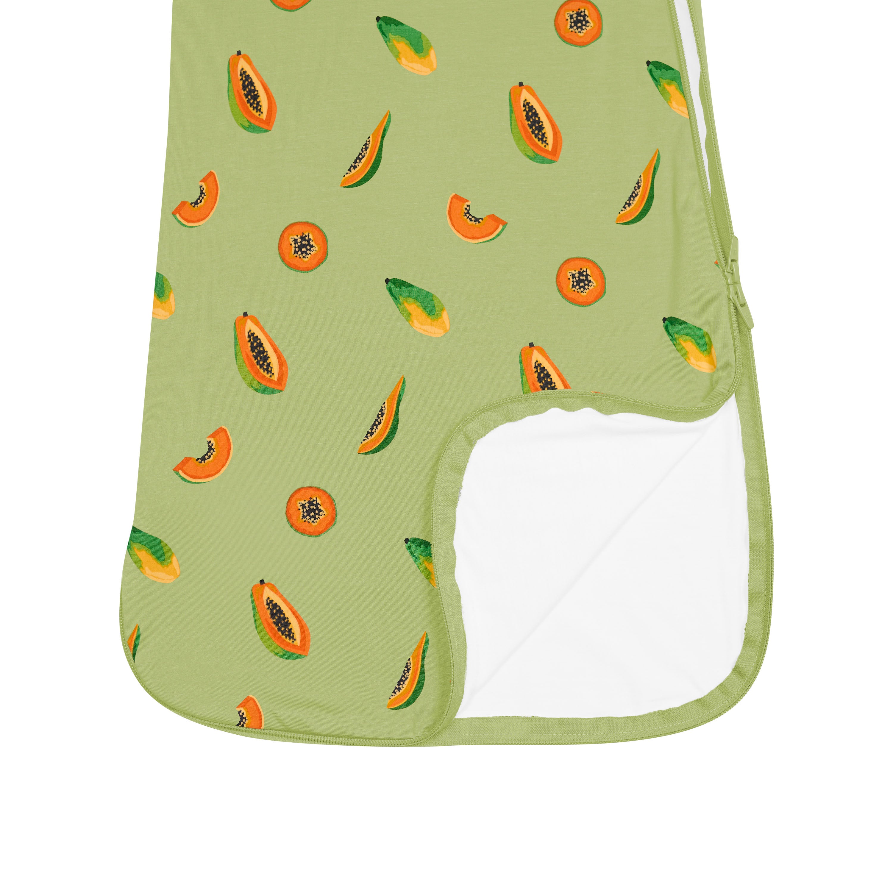 Organic Cotton Baby Sleep Bag in Papaya - 0.5 TOG for Newborns & Infants - Perfect for Nursery, Daycare & Co-Sleeping