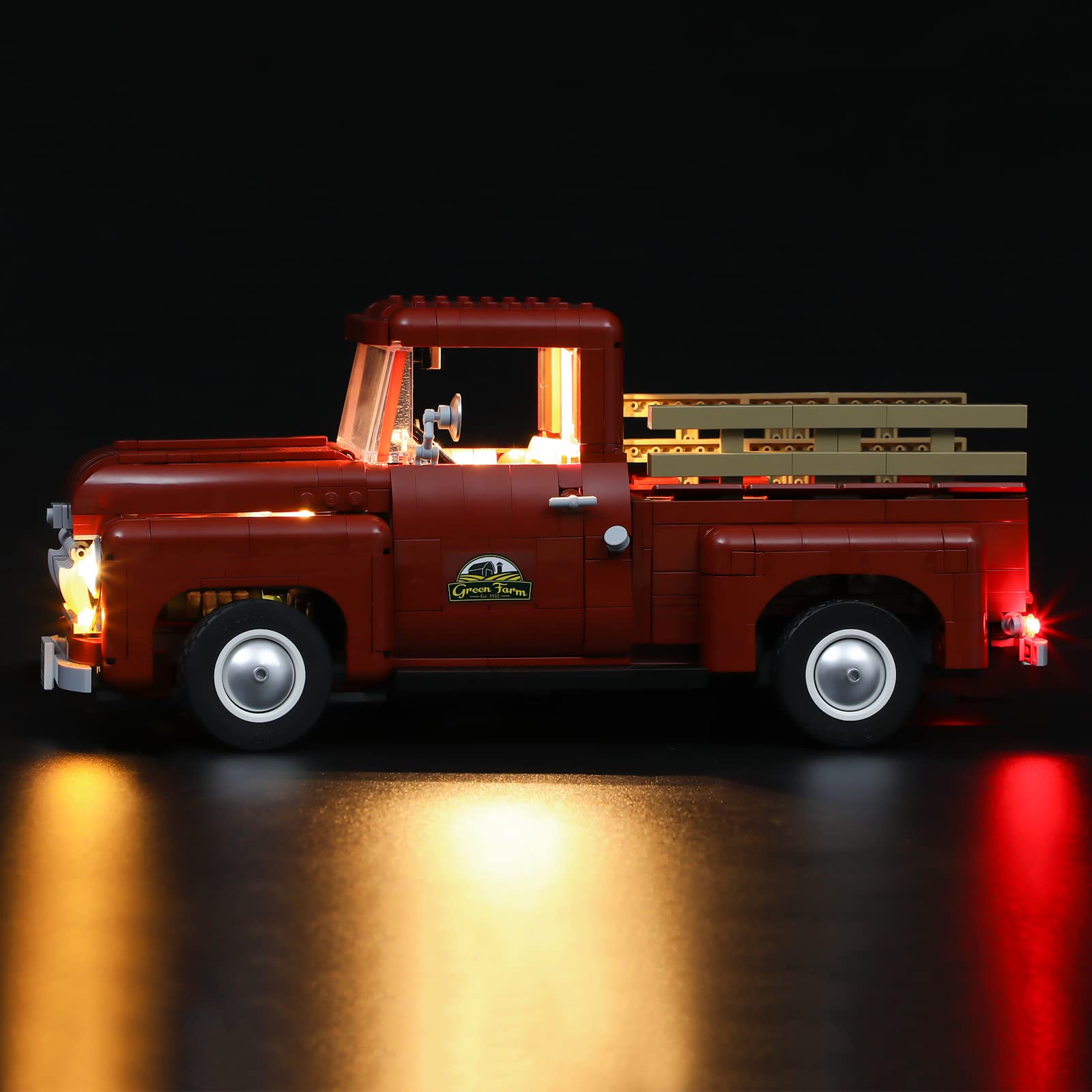 LIGHTAILING LED Light Kit for LEGO 10290 Pickup Truck Building Blocks Model - Compatible with LEGO Creator Expert Set (Not Included) - Perfect for Display, Night Light & Model Enhancement