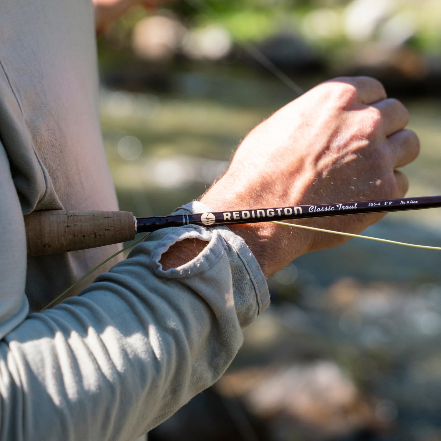 Redington Classic Trout Fly Fishing Rod - 4-Piece Moderate Action Freshwater Fly Rod with Travel Case - Perfect for Trout Fishing in Rivers, Lakes, and Streams