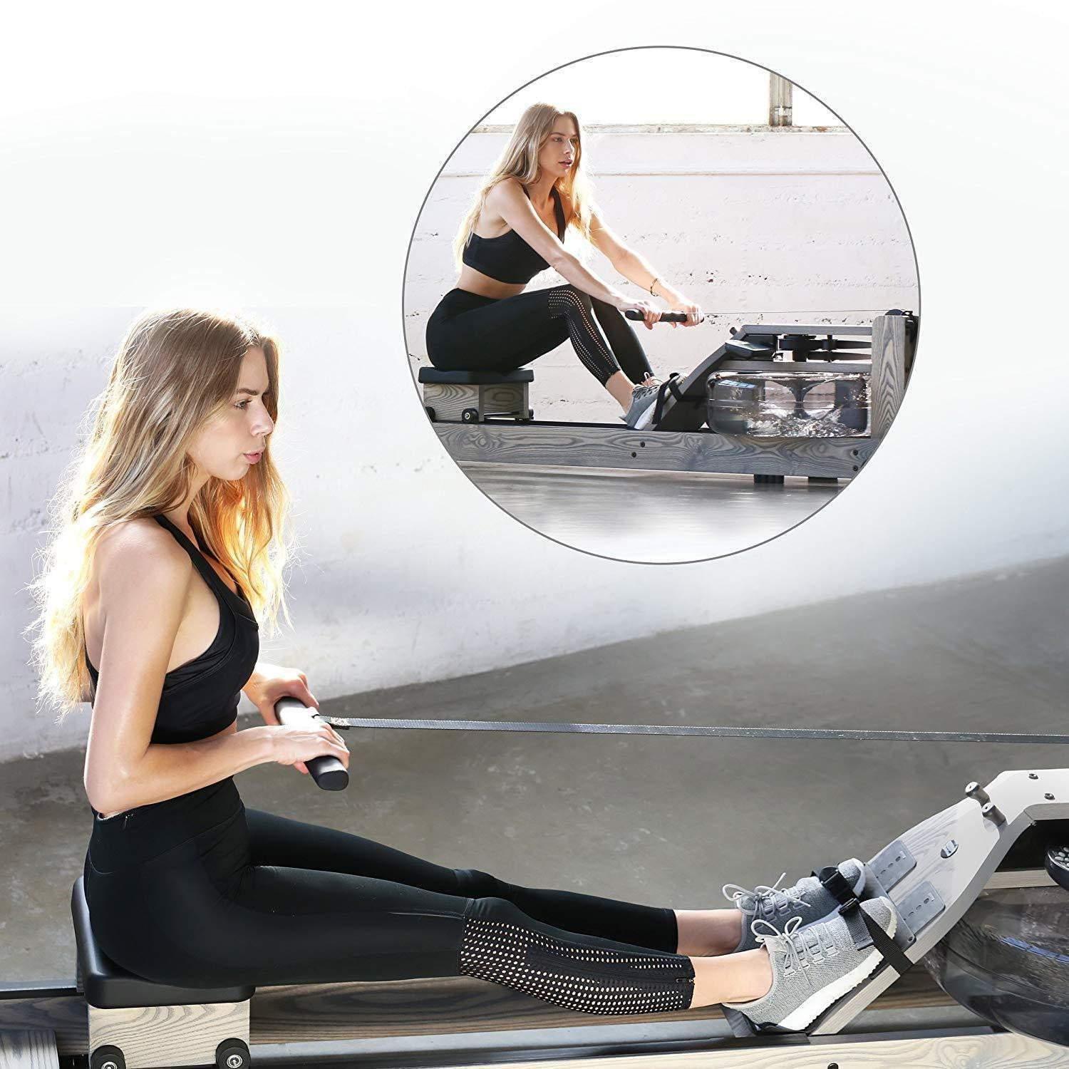 Premium WaterRower Driftwood Rowing Machine - Natural Wood Home Fitness Equipment for Full-Body Workout | Perfect for Home Gym, Cardio Training & Low-Impact Exercise