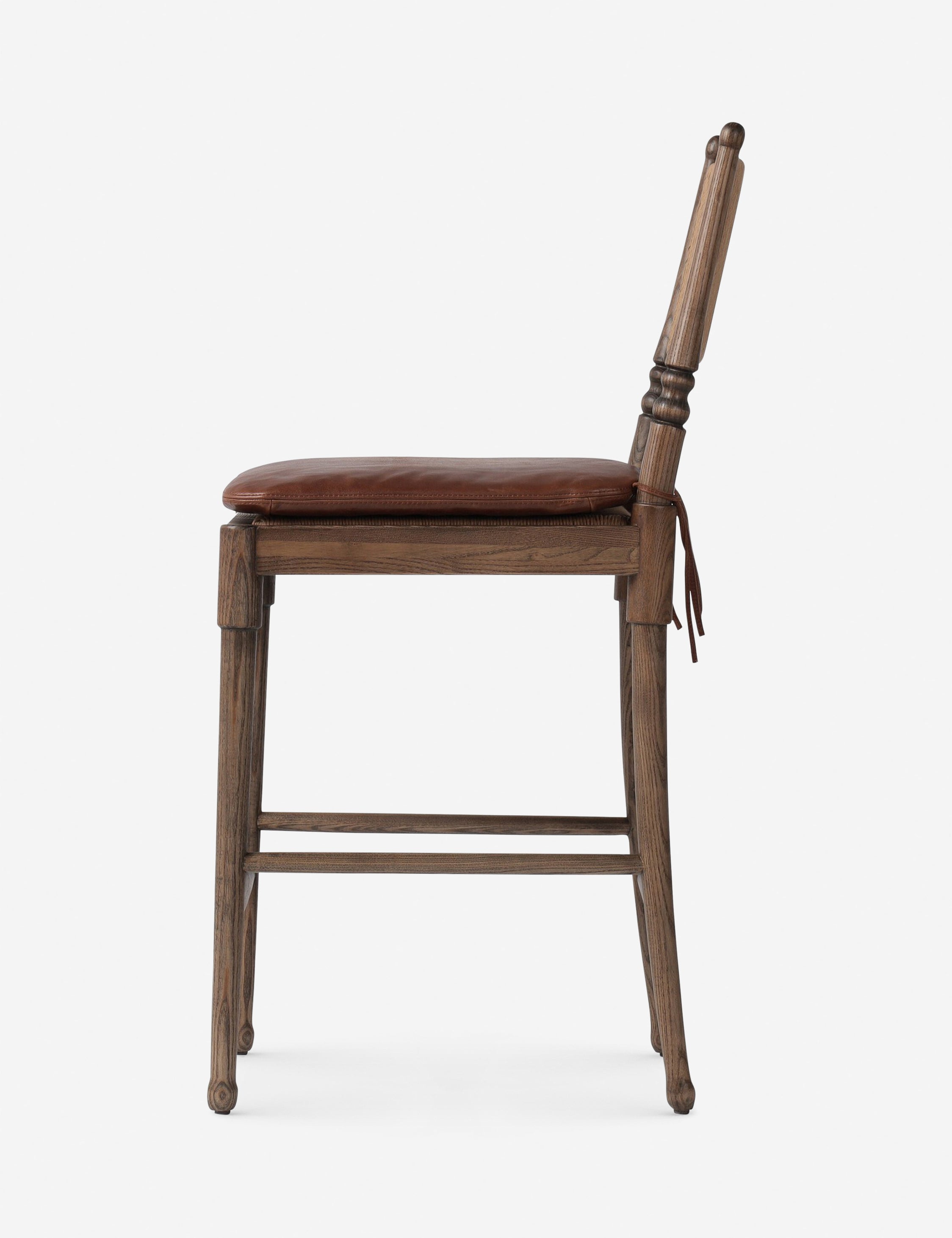 Fayth Bar and Counter Stool by Amber Lewis x Four Hands - Modern Kitchen Island & Breakfast Bar Stools for Home Decor