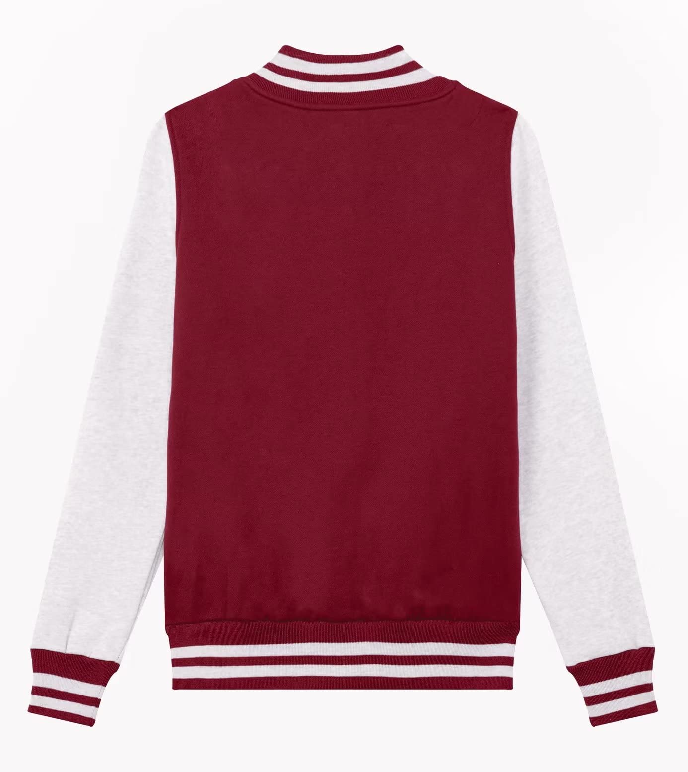 Babyhealthy Women's & Men's Varsity Baseball Jacket - Casual Letterman Bomber Windbreaker Lightweight Coat for School Sports & Streetwear Fashion