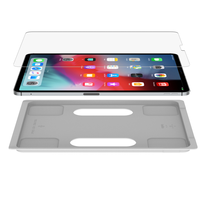BELKIN Tempered Glass Screen Protector for iPad 12.9 Inch - Anti-Scratch, Anti-Fingerprint, HD Clear Protection for iPad Pro 12.9 (2021/2020/2018) - Perfect for Work, Study, and Entertainment