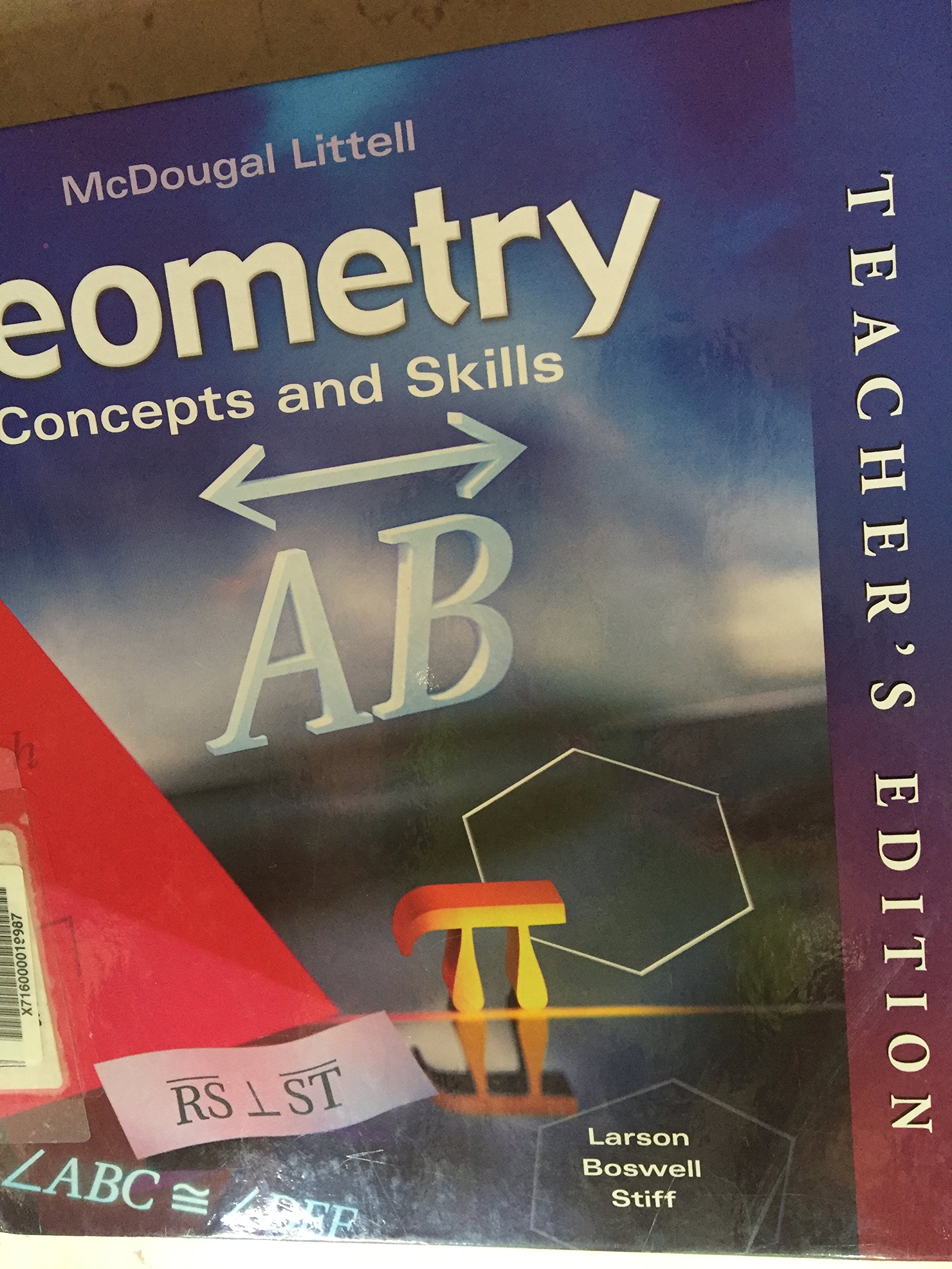 Geometry Teacher Edition - Concepts & Skills for Classroom Instruction
