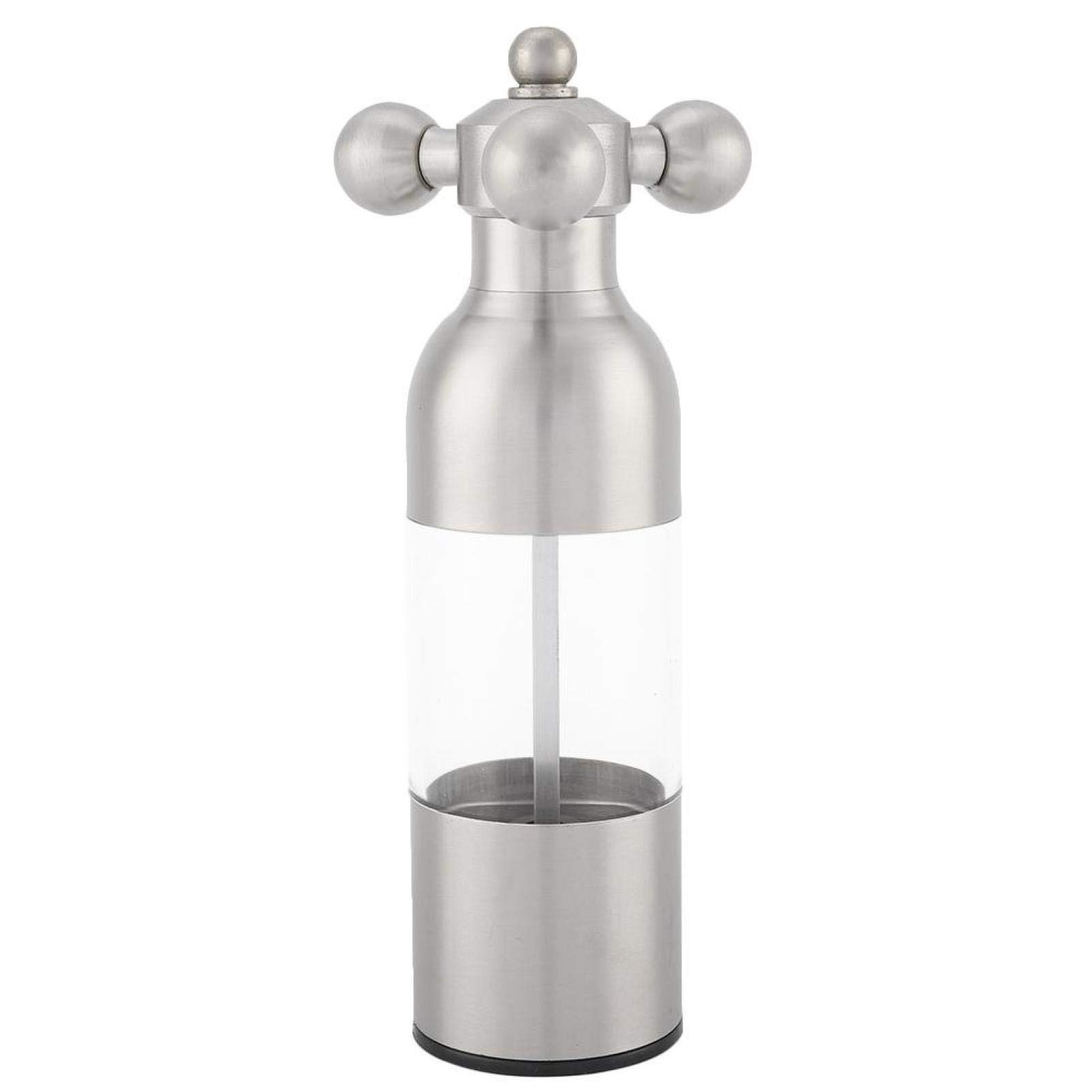Premium Stainless Steel Salt and Pepper Grinder Set - Manual Adjustable Kitchen Spice Mill with Unique Faucet Valve Design - Perfect for Home Cooking, Restaurants, and Gourmet Dining Experiences