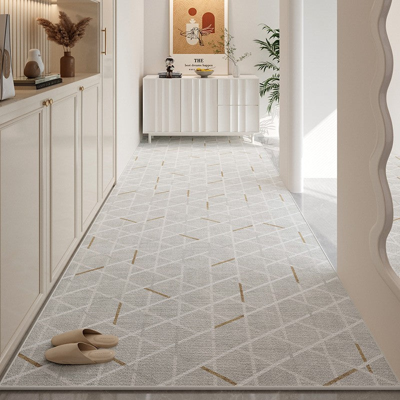 Modern Extra Long Non-Slip Hallway Runner Rug - Contemporary Narrow Entryway Carpet for High Traffic Areas | Perfect for Apartments, Homes & Office Hallways
