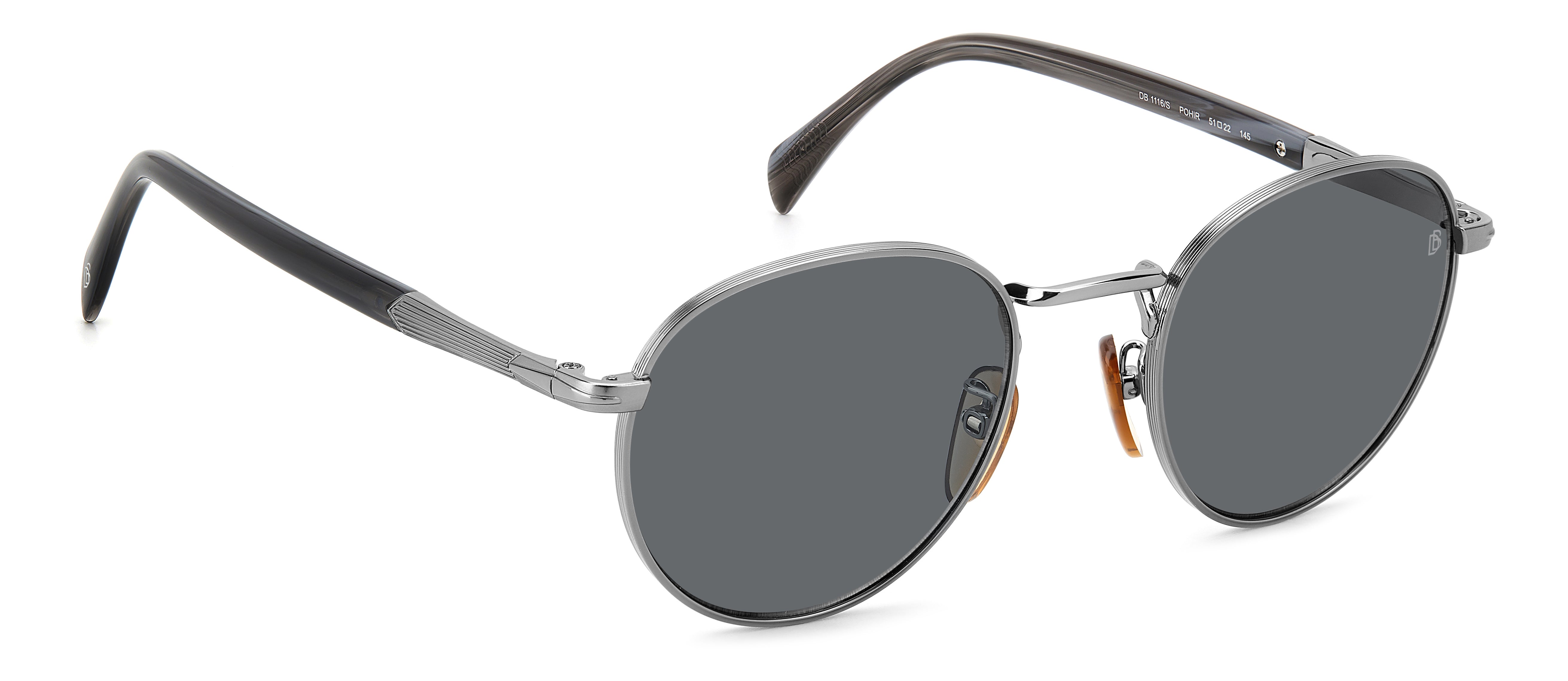 David Beckham DB1116/S Men's Sunglasses - Polarized UV Protection Aviator Style for Driving, Outdoor Sports & Fashion