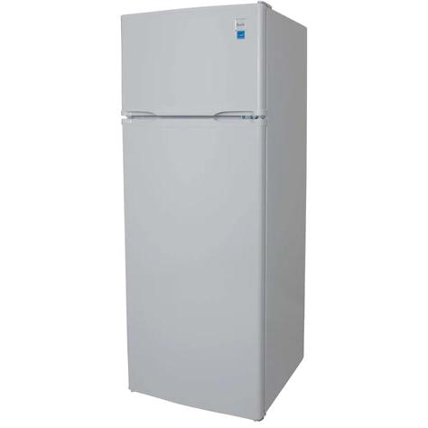 Avanti 21.75 Inch 7.3 Cu. Ft. Freestanding Top Freezer Refrigerator RA730B0W - Compact & Energy Efficient for Apartments, Dorms & Small Kitchens