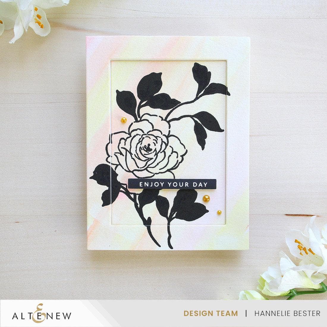 Enchanted Roses Press Plates for Scrapbooking, Card Making & DIY Crafts - Floral Design Embossing Tools for Paper Art & Decorative Projects