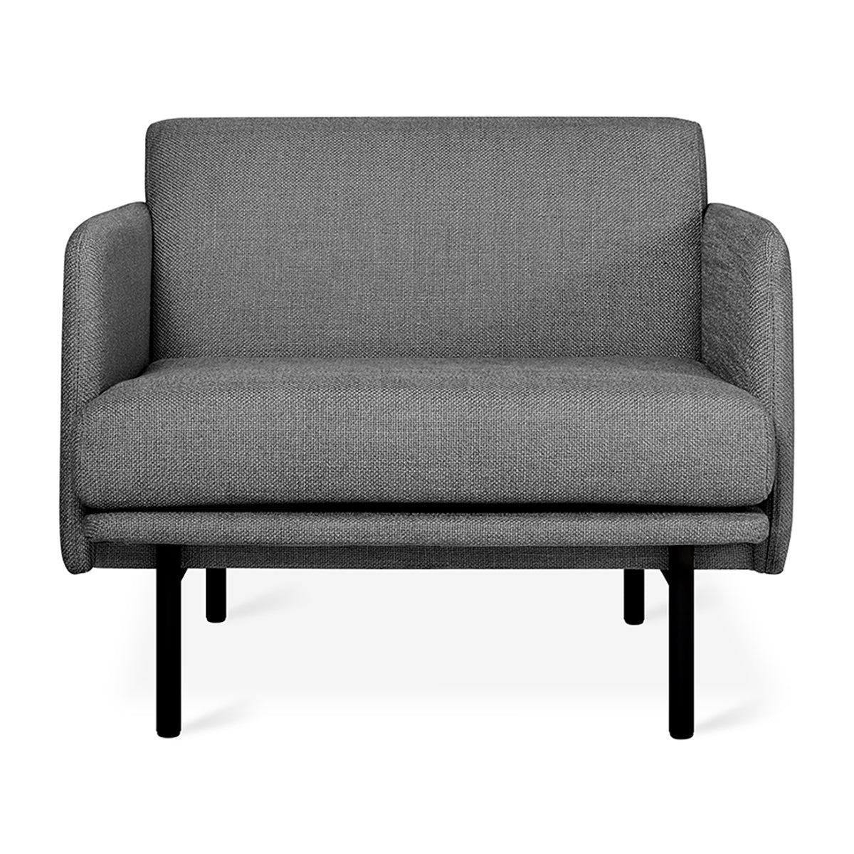 Foundry Fabric Armchair - Modern Upholstered Accent Chair for Living Room, Bedroom & Office - Comfortable Lounge Seating for Home Decor