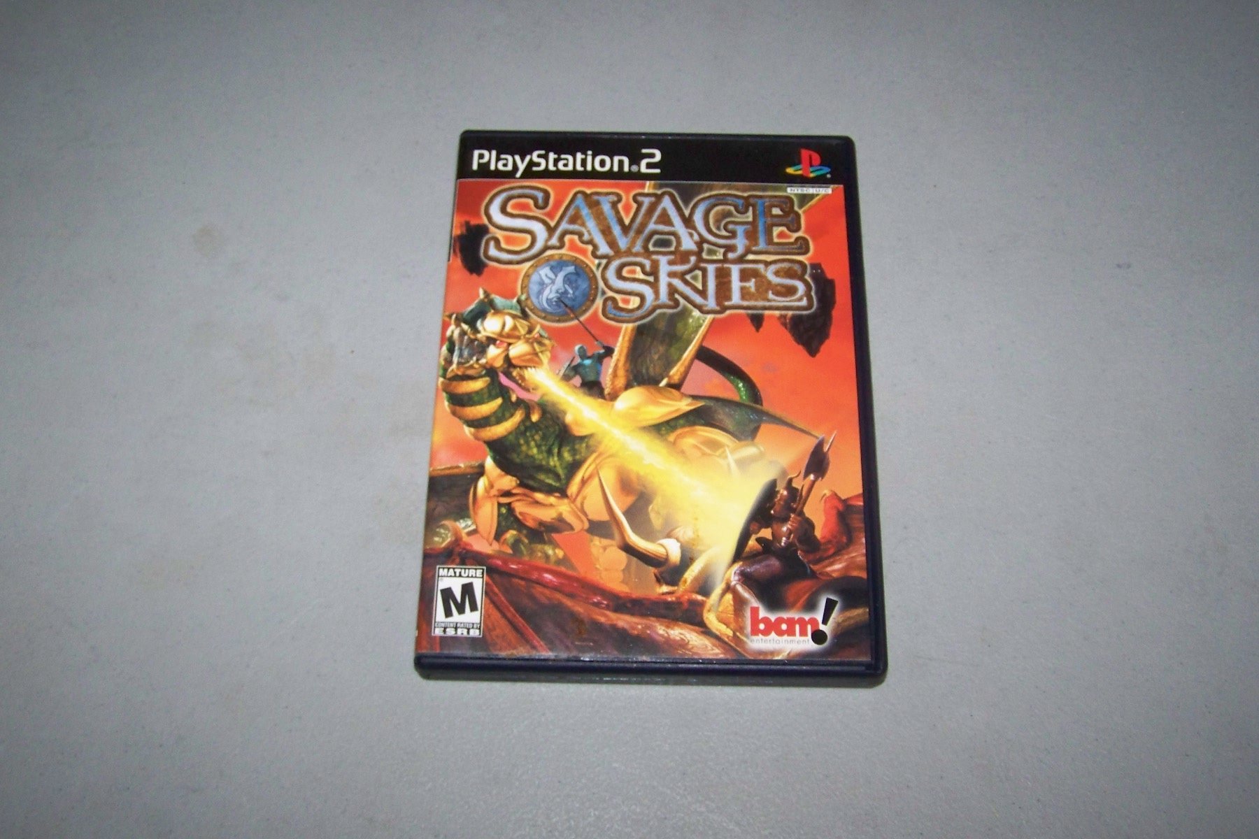 Savage Skies - Action Adventure Game for PlayStation 2 - Epic Dragon Battles & Aerial Combat - Perfect for Retro Gaming Enthusiasts & PS2 Collectors