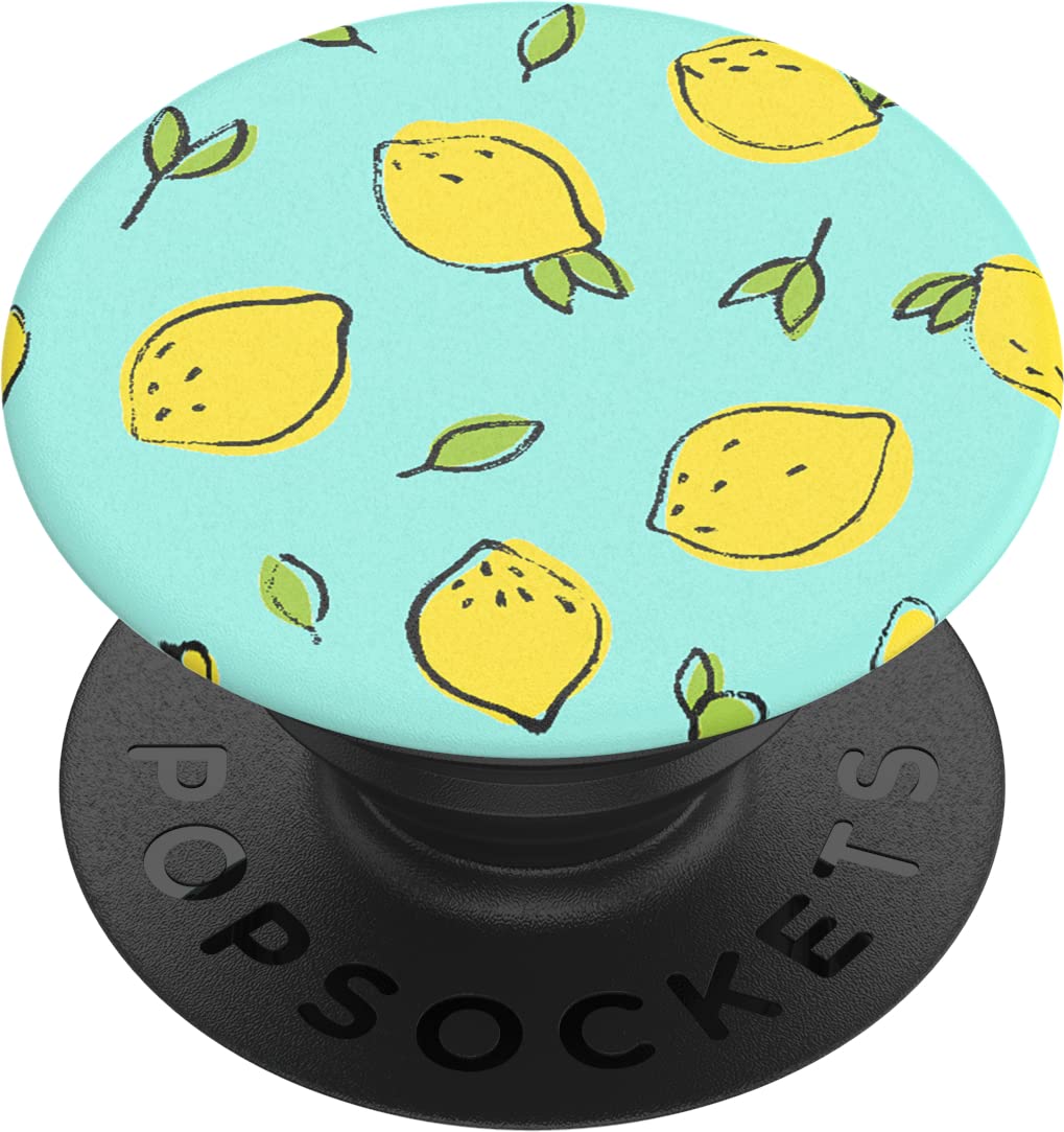 PopSockets Expanding Phone Grip with Kickstand - Citrus Fruit Design | Secure Phone Holder for Selfies, Videos & Hands-Free Viewing