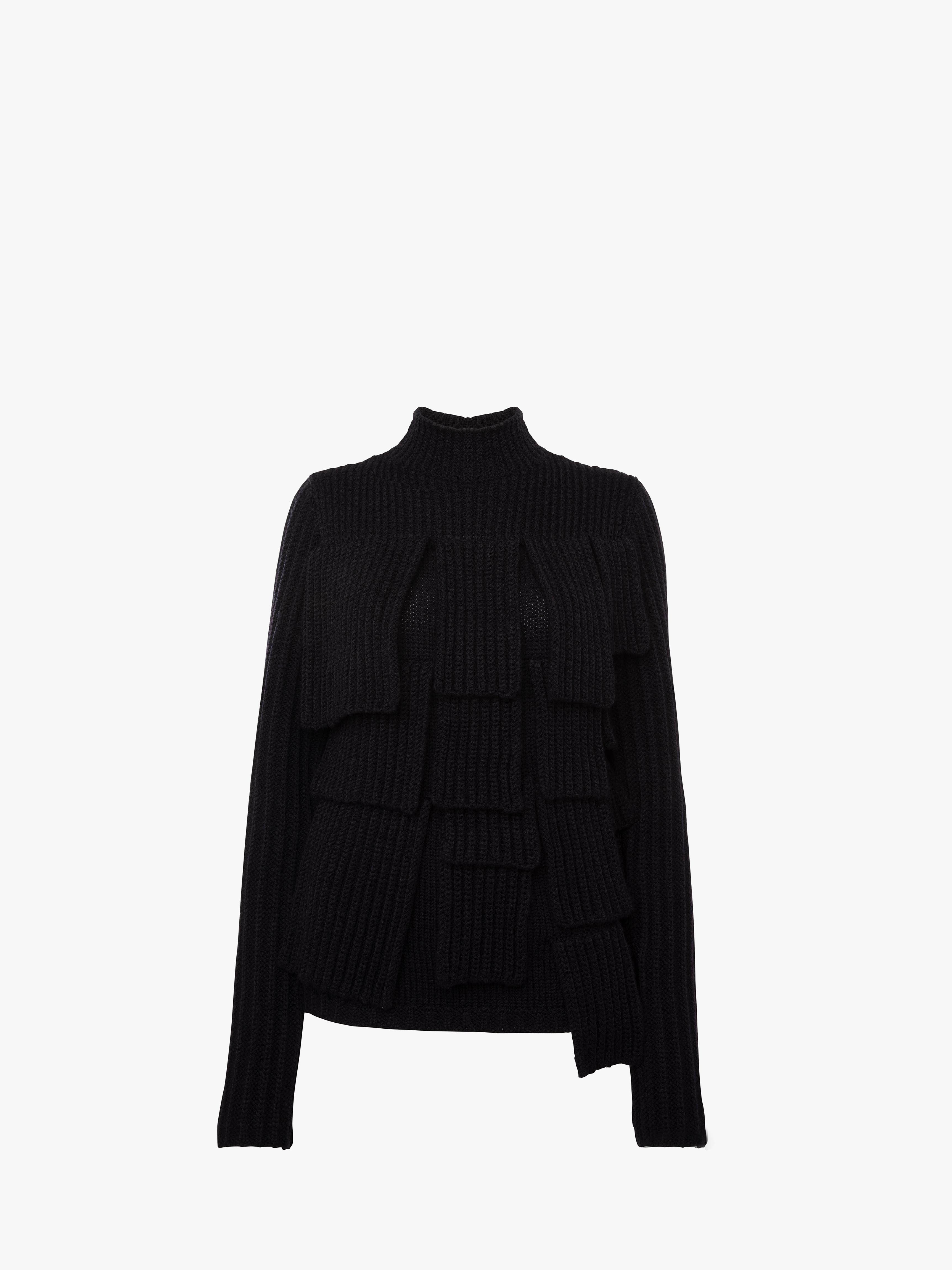 Women's Chunky Knit Paneled Flap Sweater - Cozy Oversized Cardigan for Fall & Winter - Perfect for Layering, Office Wear & Casual Outfits