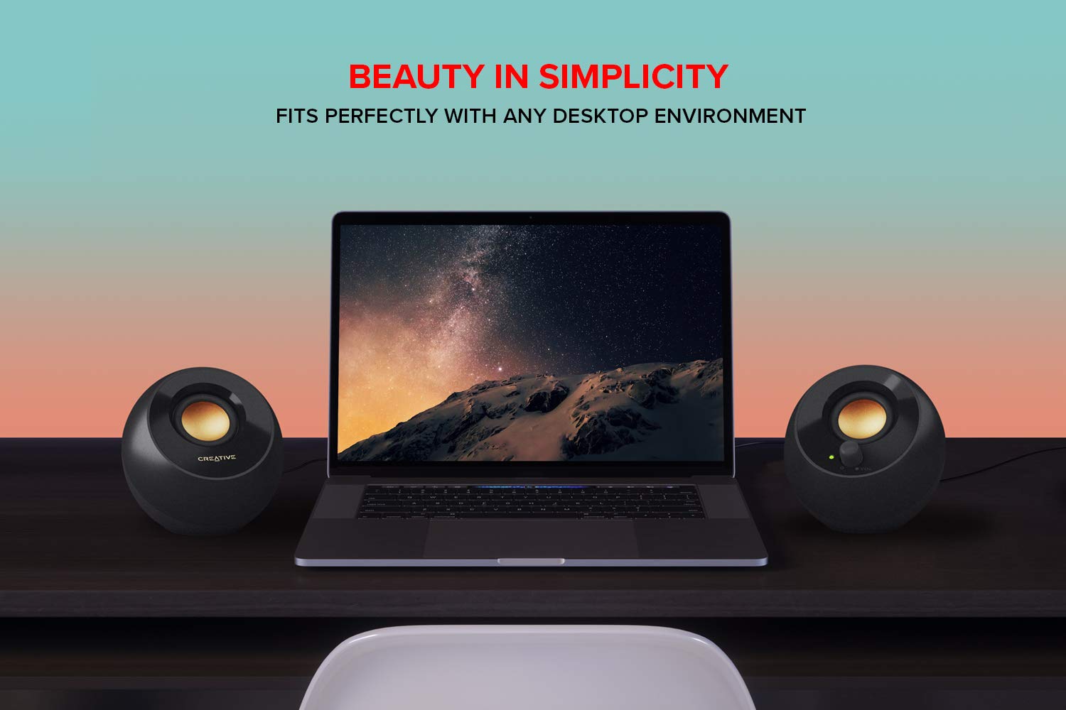 Creative Pebble Plus 2.1 USB Powered Computer Speakers with Down-Firing Subwoofer | High-Quality Audio for PC, Laptop, Gaming & Home Office Setup | Compact Desktop Sound System for Music, Movies & Video Calls (Black)