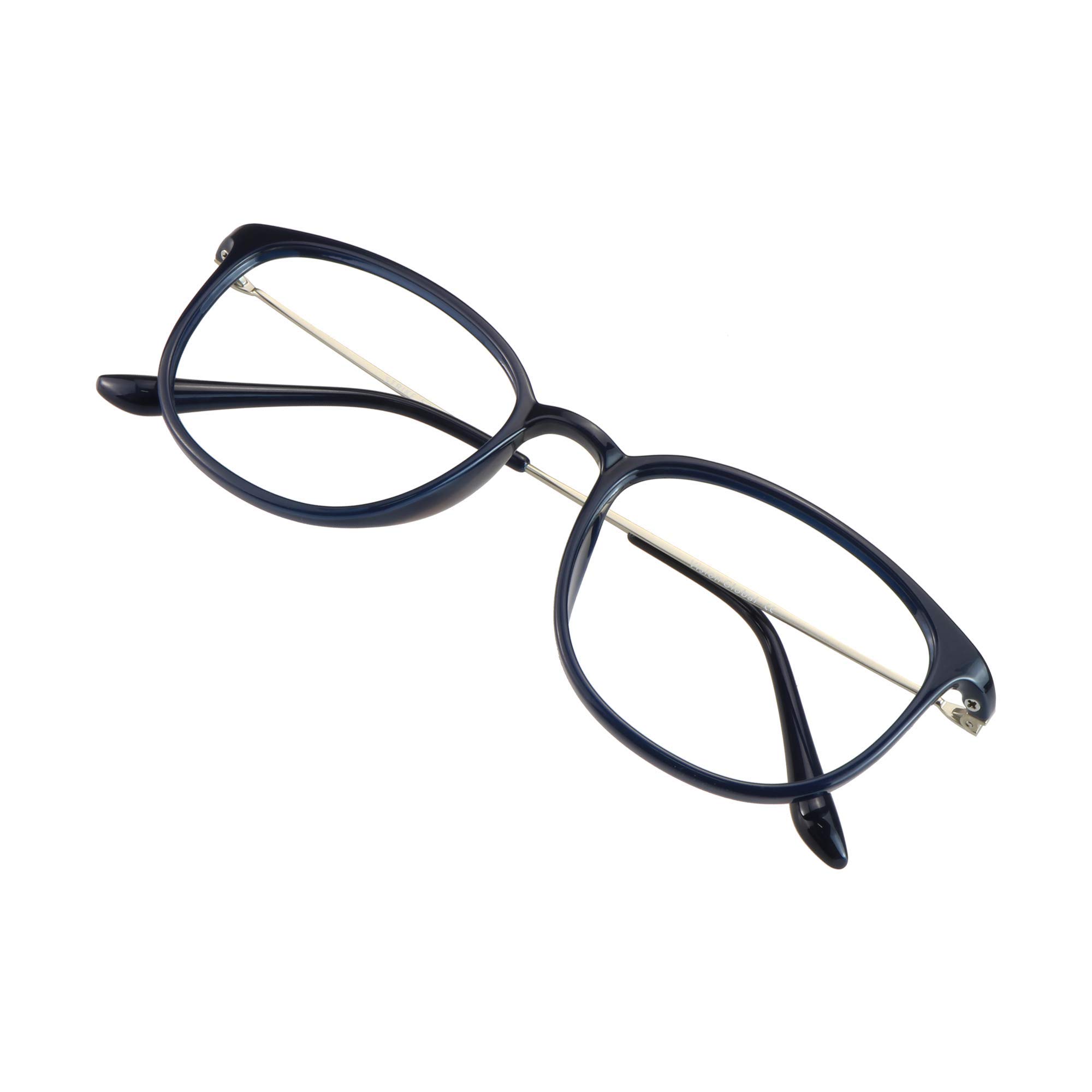 VisionGlobal Blue Light Blocking Glasses for Women & Men - Anti Eyestrain Computer Glasses with Square Frame for Screen Time, Gaming & Reading | Reduce Digital Eye Strain from Phones, Laptops & TV