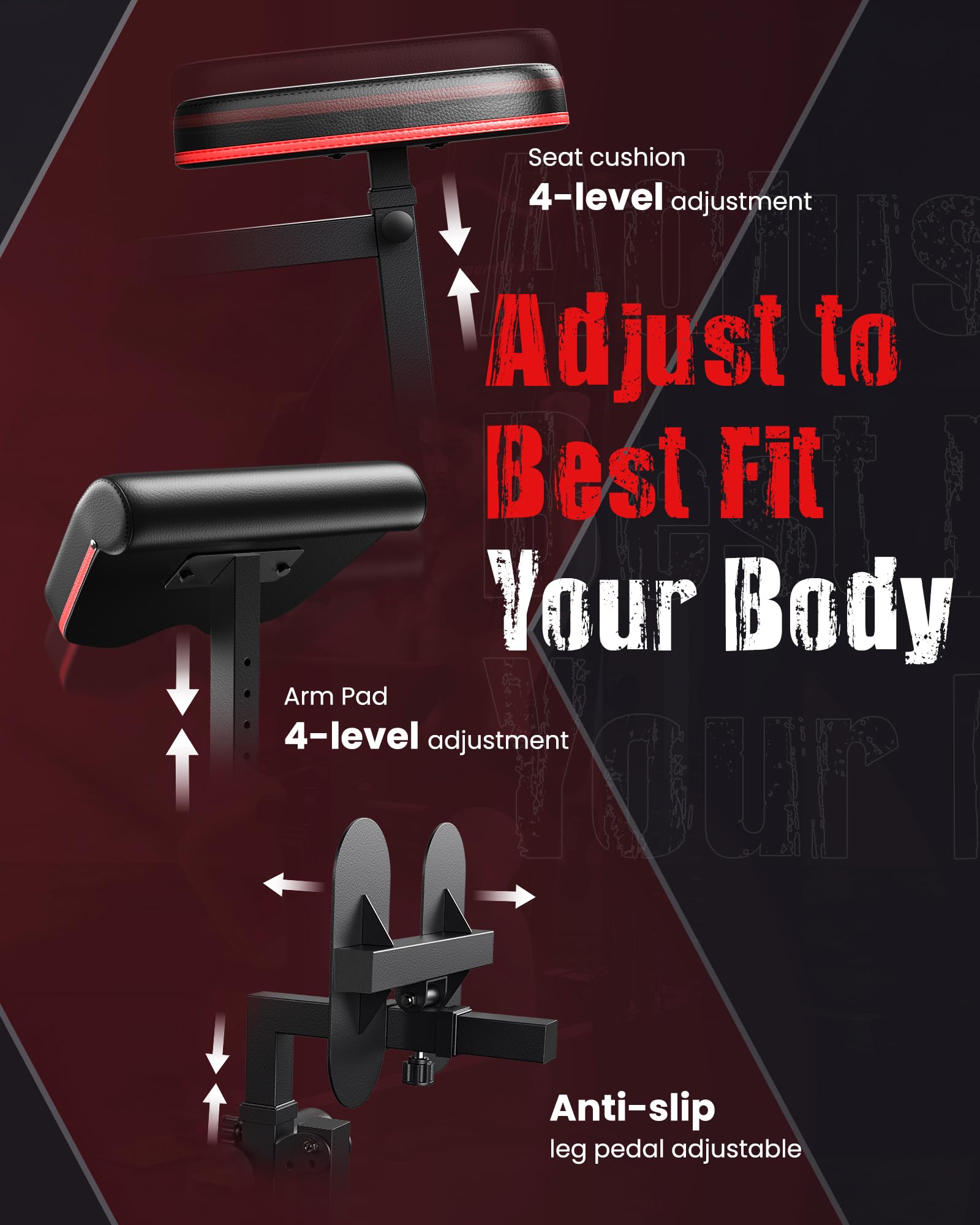 Multifunctional Home Gym Equipment - 150LBS Weight Stack Machine with Pulley System for Leg Press & Full Body Workout | Perfect for Home Fitness, Strength Training & Muscle Building