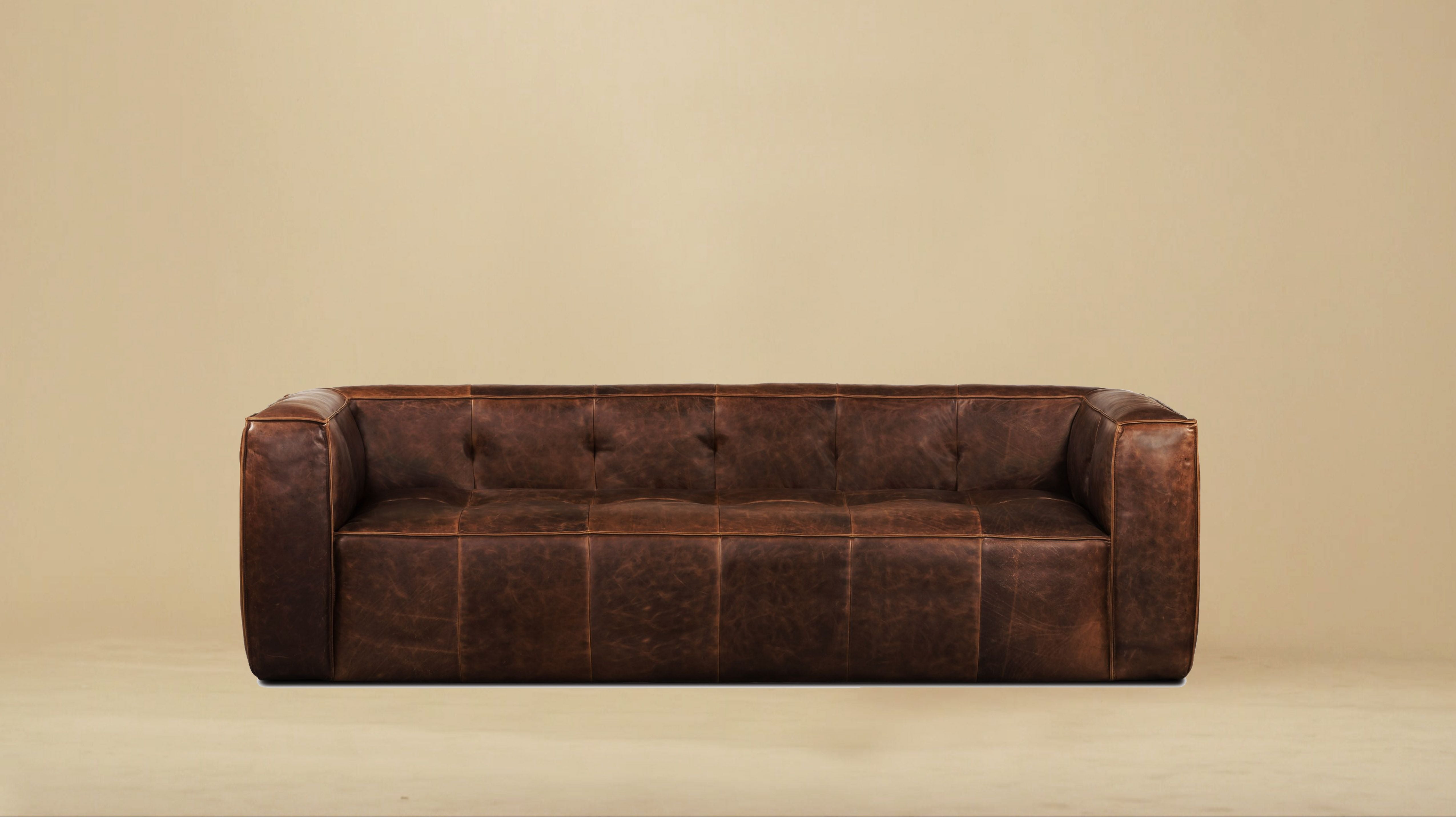 Modern Capa Sofa - Comfortable 3-Seater Couch for Living Room, Lounge & Office - Soft Fabric Upholstery with Sturdy Wooden Frame - Perfect for Relaxing, Entertaining & Small Spaces