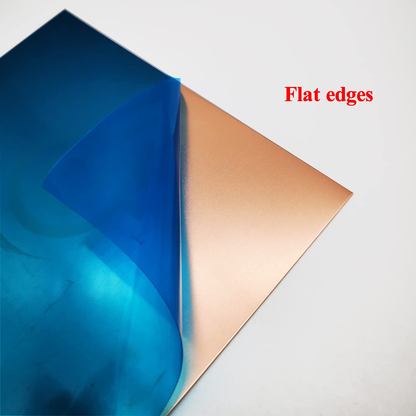 Premium Pure Copper Sheets - 2 Pack, 6x6 Inch, 24 Gauge (0.02