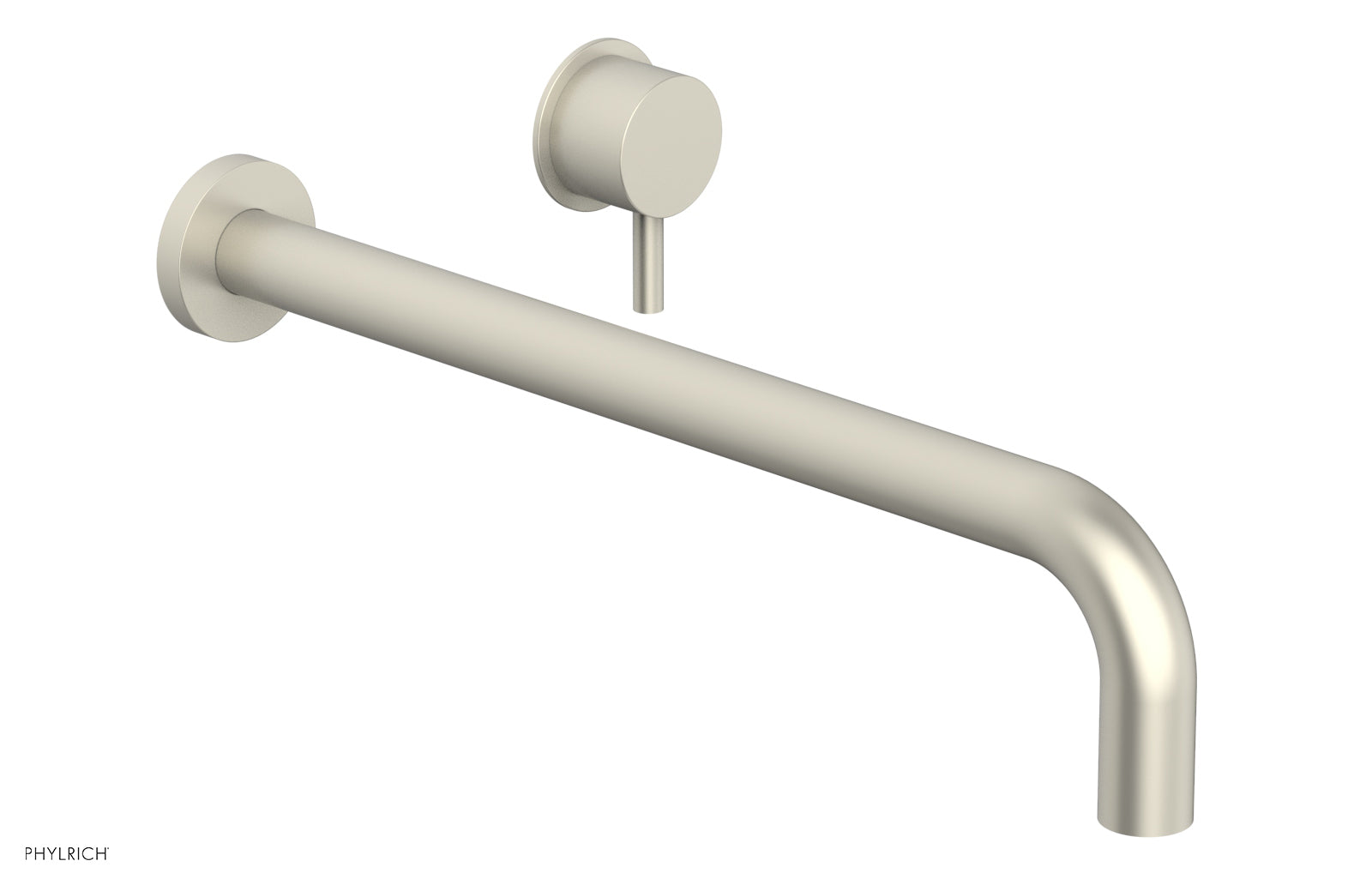 Basic II 14 Single Handle Wall Mount Lavatory Faucet Set with Lever Handle - 230 15 14 - Perfect for Bathroom Sink, Powder Room, and Guest Bath Installation