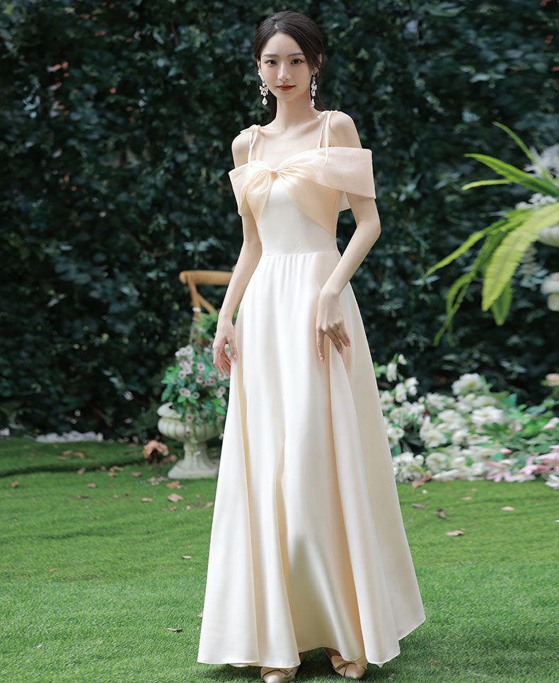 Elegant A-Line Long Bridesmaid Dress for Formal Evening Gown & Party Wear - Perfect for Weddings, Prom, Black Tie Events & Special Occasions