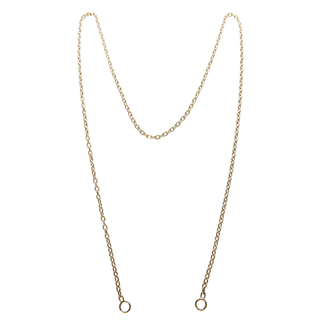 14K Yellow Gold Pulley Chain Necklace for Women - Elegant Dainty Layering Necklace Jewelry Gift for Her - Perfect for Everyday Wear, Date Nights & Special Occasions