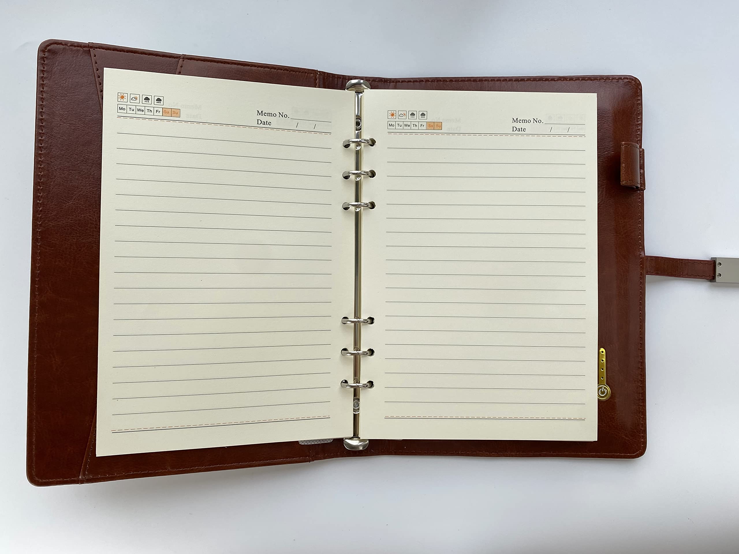 Premium Leather Travel Organizer with Qi Wireless Charger - Executive Business Notebook, 16GB USB Drive & Phone Charging Station - Perfect Gift for Business Travelers (Brown) - Ideal for Corporate Gifts, Office Essentials & Frequent Travel Accessories