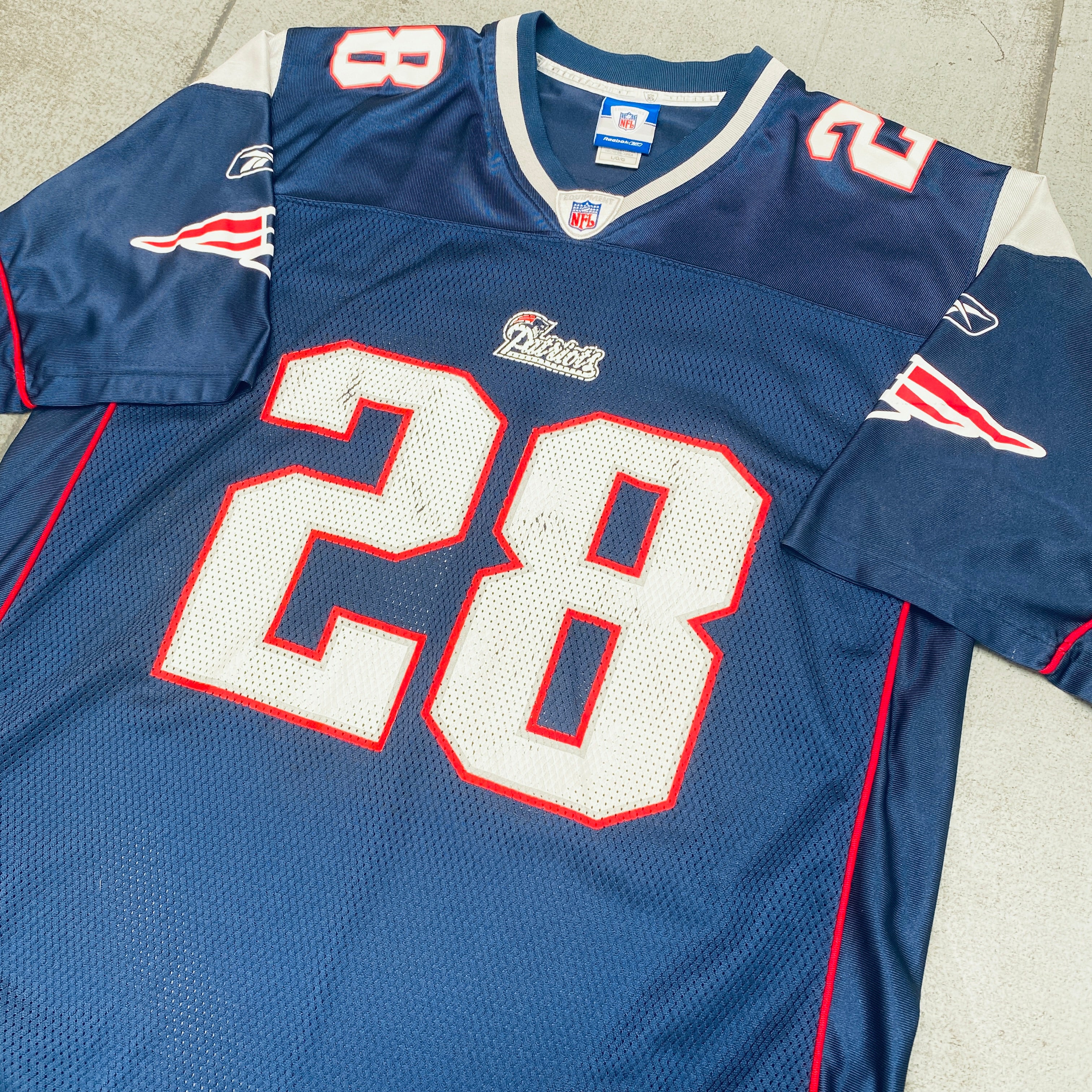 New England Patriots Corey Dillon 2004-05 Authentic NFL Jersey (Large) - Perfect for Game Day, Fan Events & Sports Memorabilia Collection