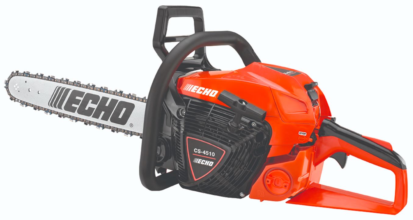 ECHO CS 4510 18-Inch Gas Chainsaw - 45cc 2-Cycle Engine with 16-Inch Bar & Chain - Professional Grade Rear Handle Chainsaw for Tree Cutting, Firewood, and Landscaping