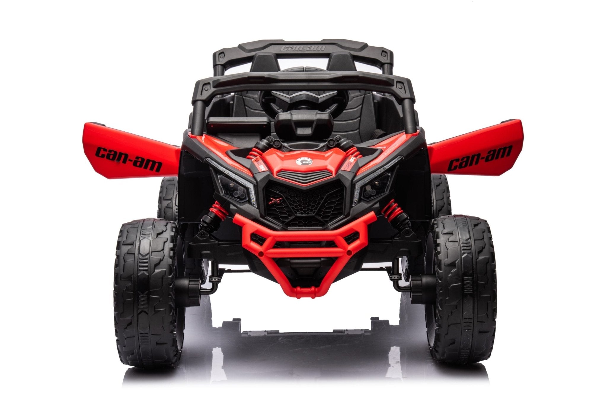 24V Can Am Maverick UTV Kids Ride On Car - 2 Seater Electric Vehicle with Suspension, LED Lights & Brushless Motor | Perfect for Outdoor Adventure & Backyard Play