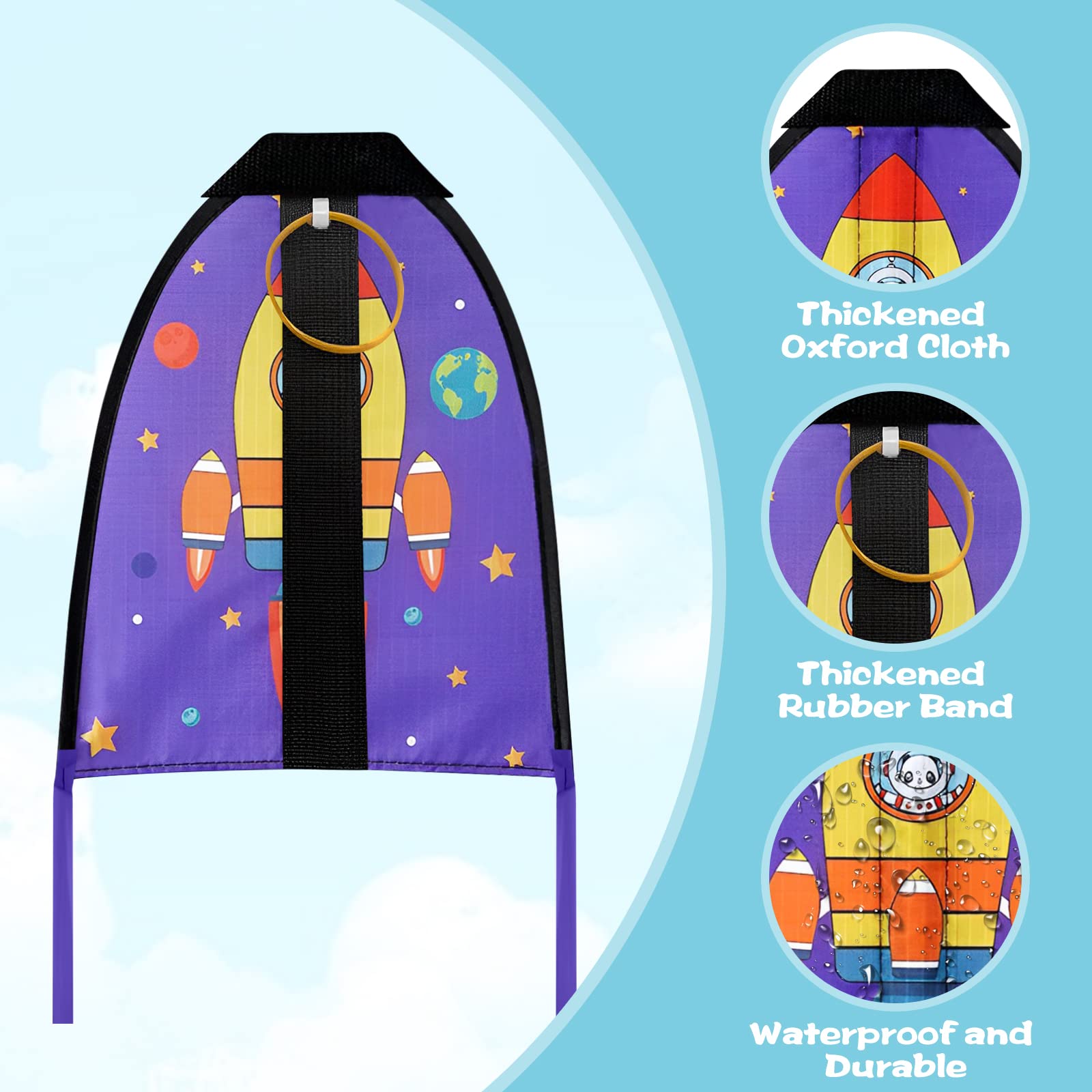 2 Pcs Kids Kites - Easy Fly Outdoor Toys for Beach & Park Games