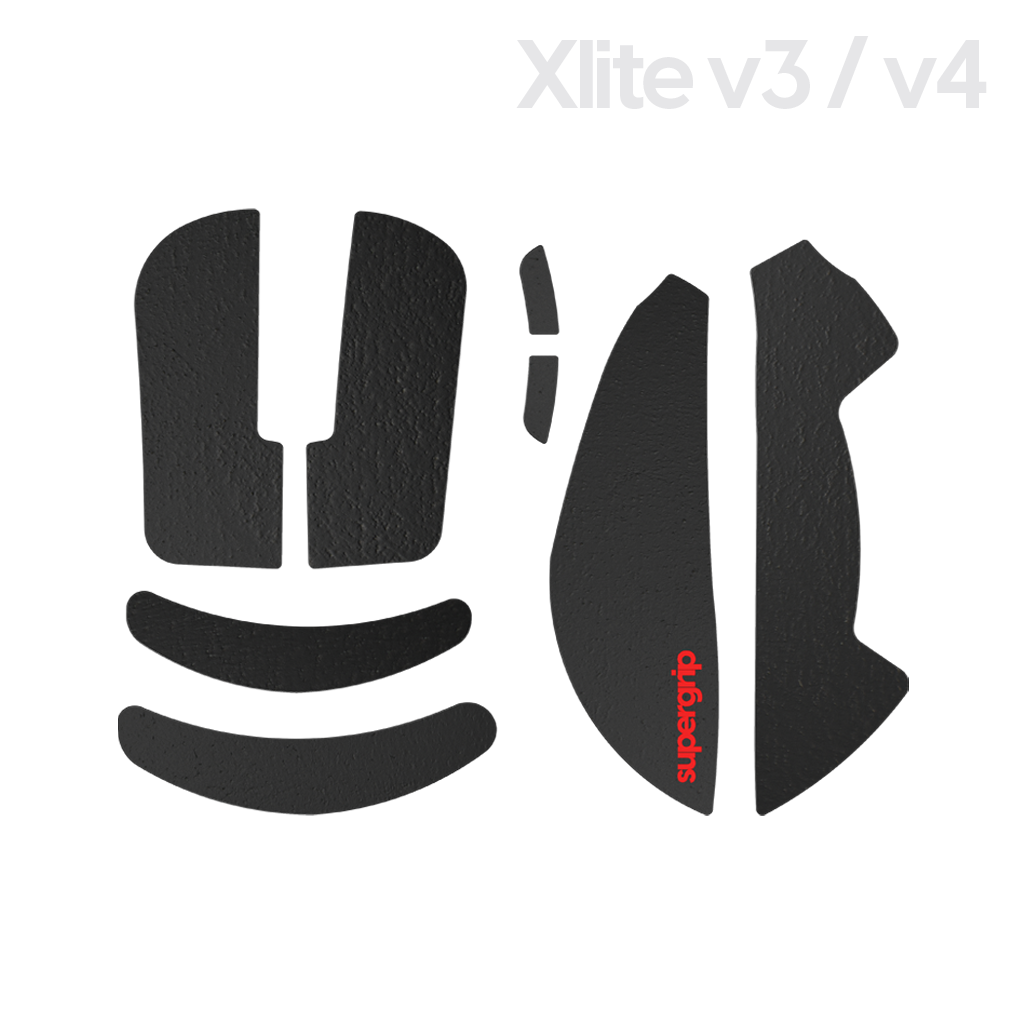 Supergrip Non-Slip Grip Tape for Xlite V3 & V4 - Enhanced Traction for Gaming Mice - Perfect for Esports, FPS, and Competitive Gaming