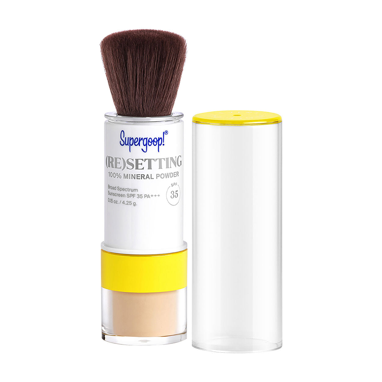 100% Mineral Powder SPF 35 Sunscreen - Natural & Non-Toxic Face Sun Protection for Daily Use | Perfect for Outdoor Activities & Sensitive Skin