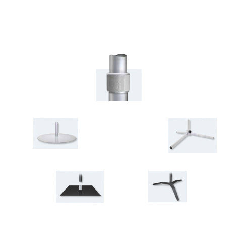 Classic Portable Adjustable Banner Stands - Height Adjustable from 36