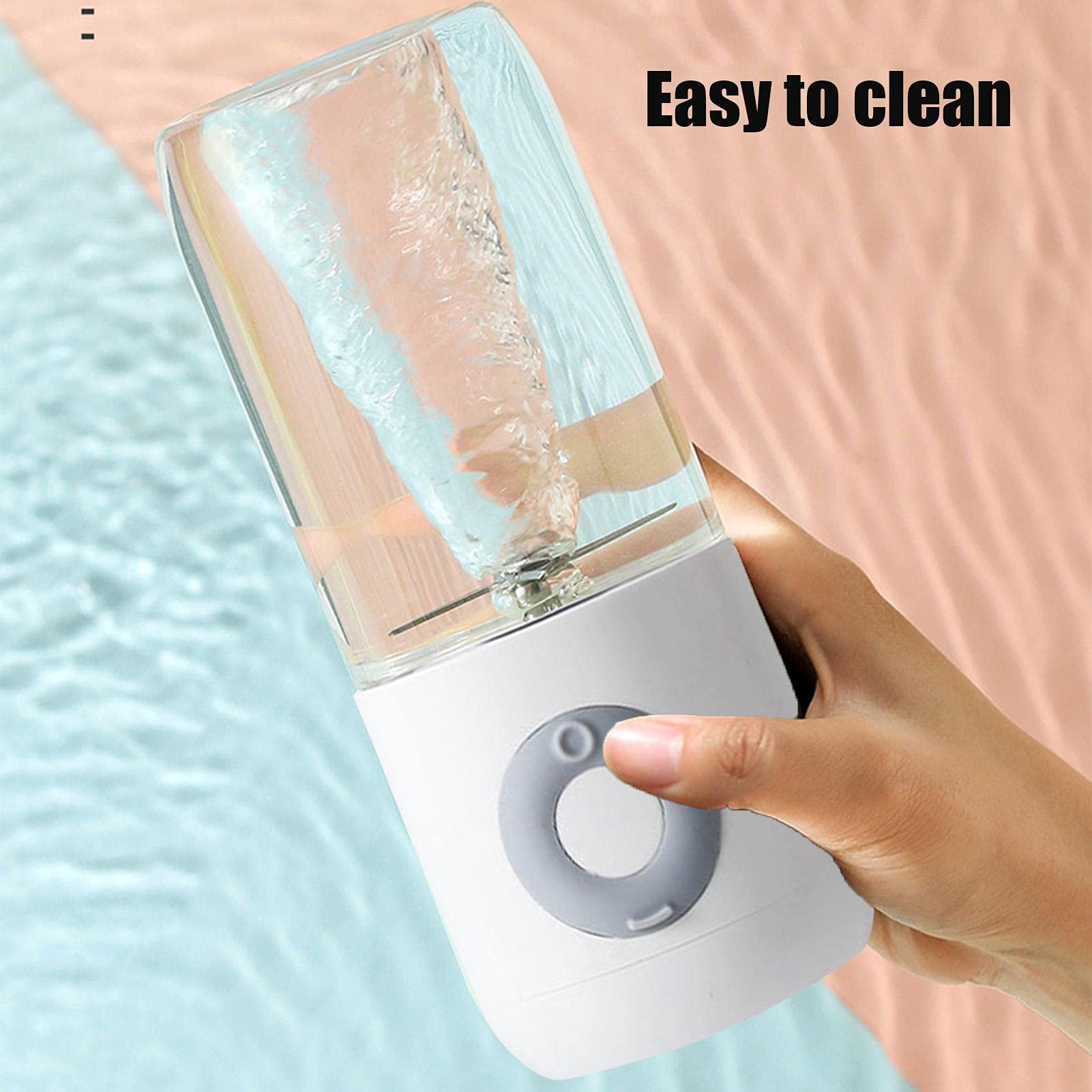 500ml Portable Personal Blender for Juicing, Shakes & Smoothies - 6 Blade Handheld Fruit Blender for Travel, Gym, Outdoor & Home Use - Compact Juice Maker for Fresh Drinks On The Go