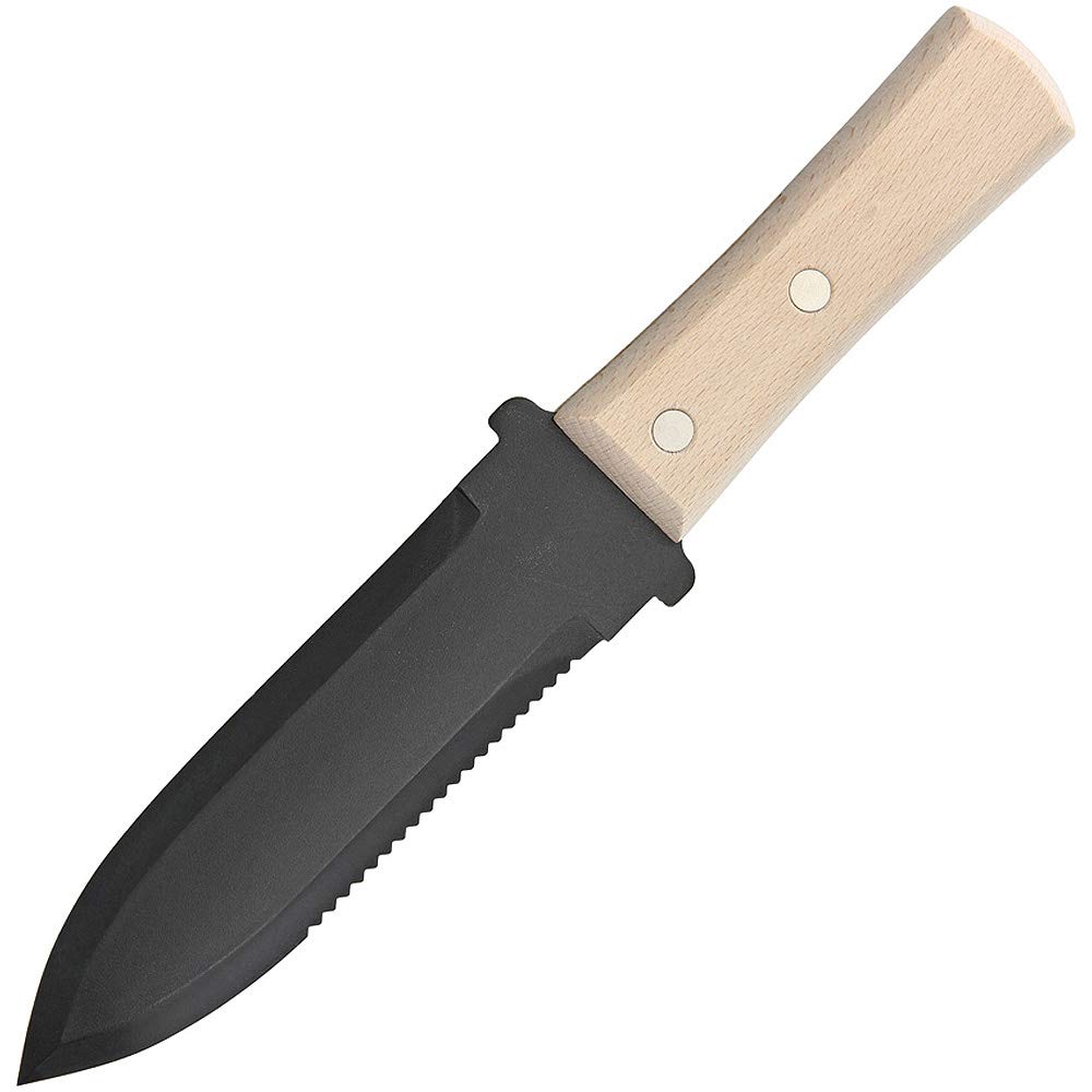 Premium Bonsai Hori Hori Garden Knife - Stainless Steel Weeding Tool with Sheath for Planting, Digging & Pruning - Perfect for Japanese Gardens, Bonsai Care & Landscaping