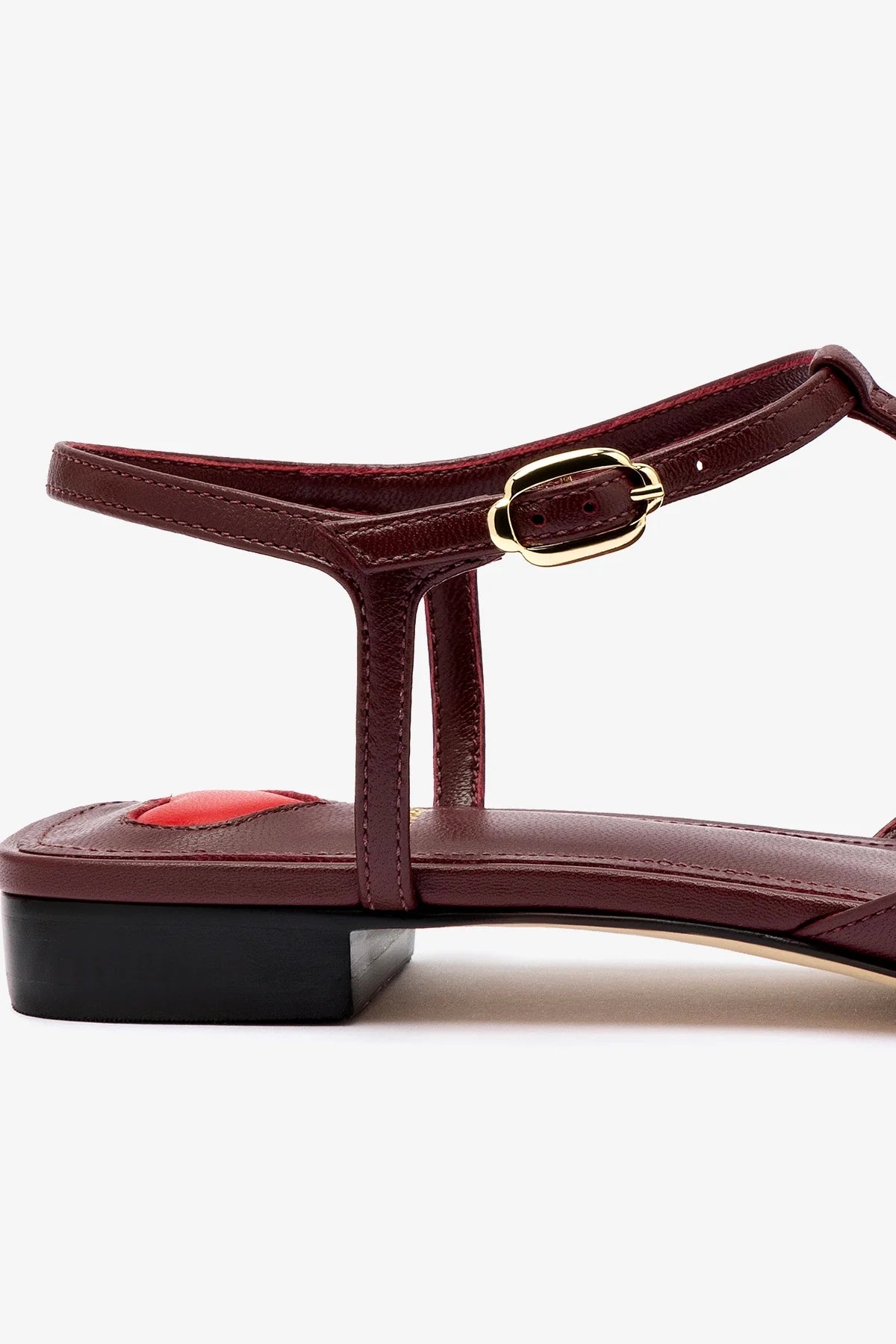 Grace Flat In Burgundy Leather - Comfortable Women's Leather Ballet Flats for Work & Casual Wear | Perfect for Office, Travel and Everyday Use
