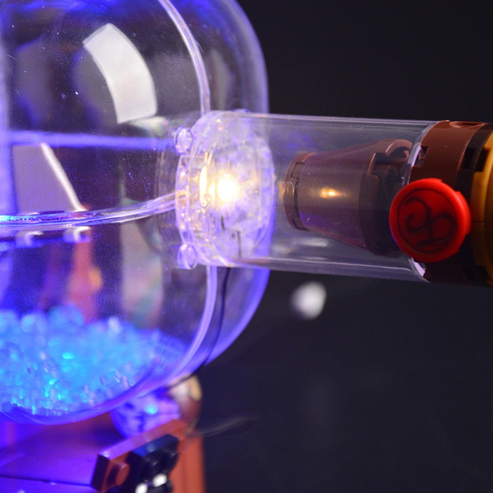 Lego Ideas Ship in a Bottle 21313 Light Kit - LED Lighting Set for Lego 92177 Model | Perfect for Home Decoration, Display & Gift Giving