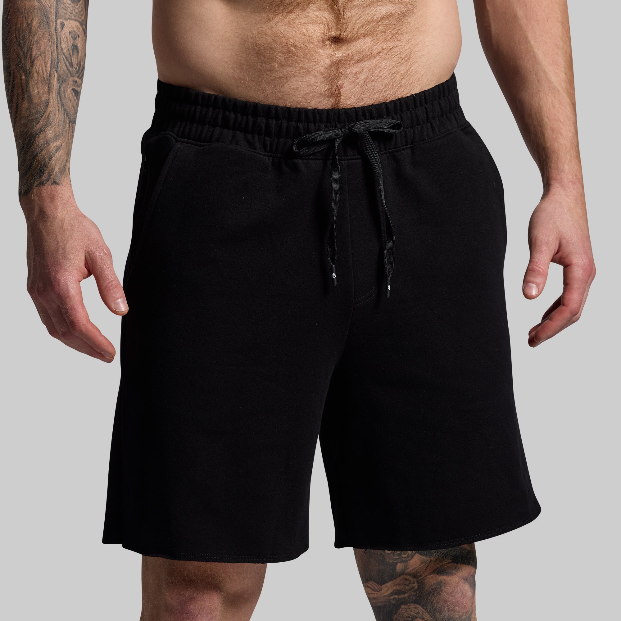 **Men's Unmatched Performance Shorts - Black | Lightweight & Breathable for Running, Gym & Casual Wear**