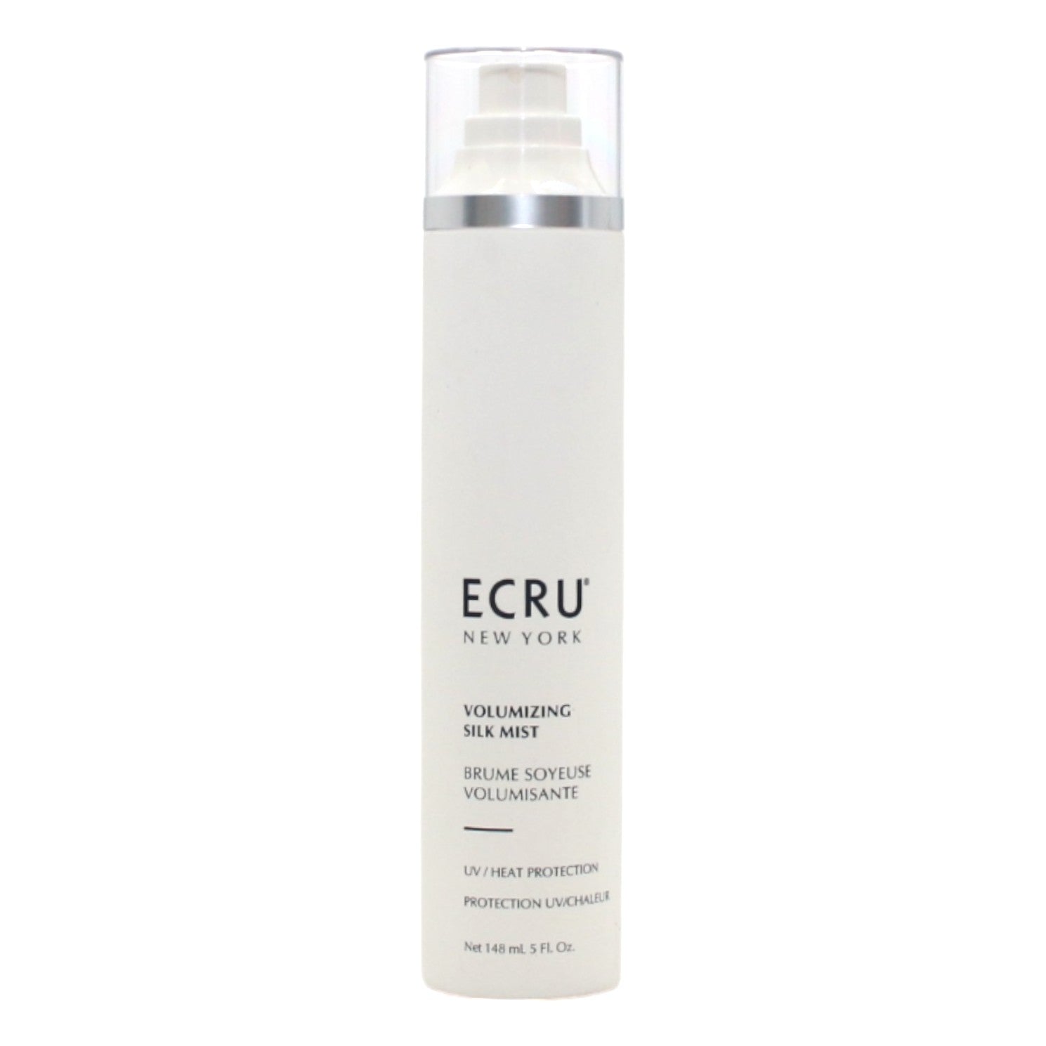 Ecru New York Volumizing Silk Mist with UV Protection - 5 oz Hair Styling Spray for Shine & Heat Protection - Perfect for Beach, Travel & Everyday Use
