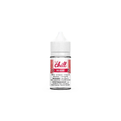 Premium Red Berry Salt Chill E-Liquid 30mL - Refreshing Vape Juice for Smooth Throat Hit & All-Day Vaping
